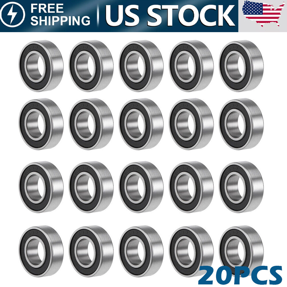 20PC 688-2RS Ball Bearings Double Sealed Z2 8mm ID 16mm OD 5mm Thick