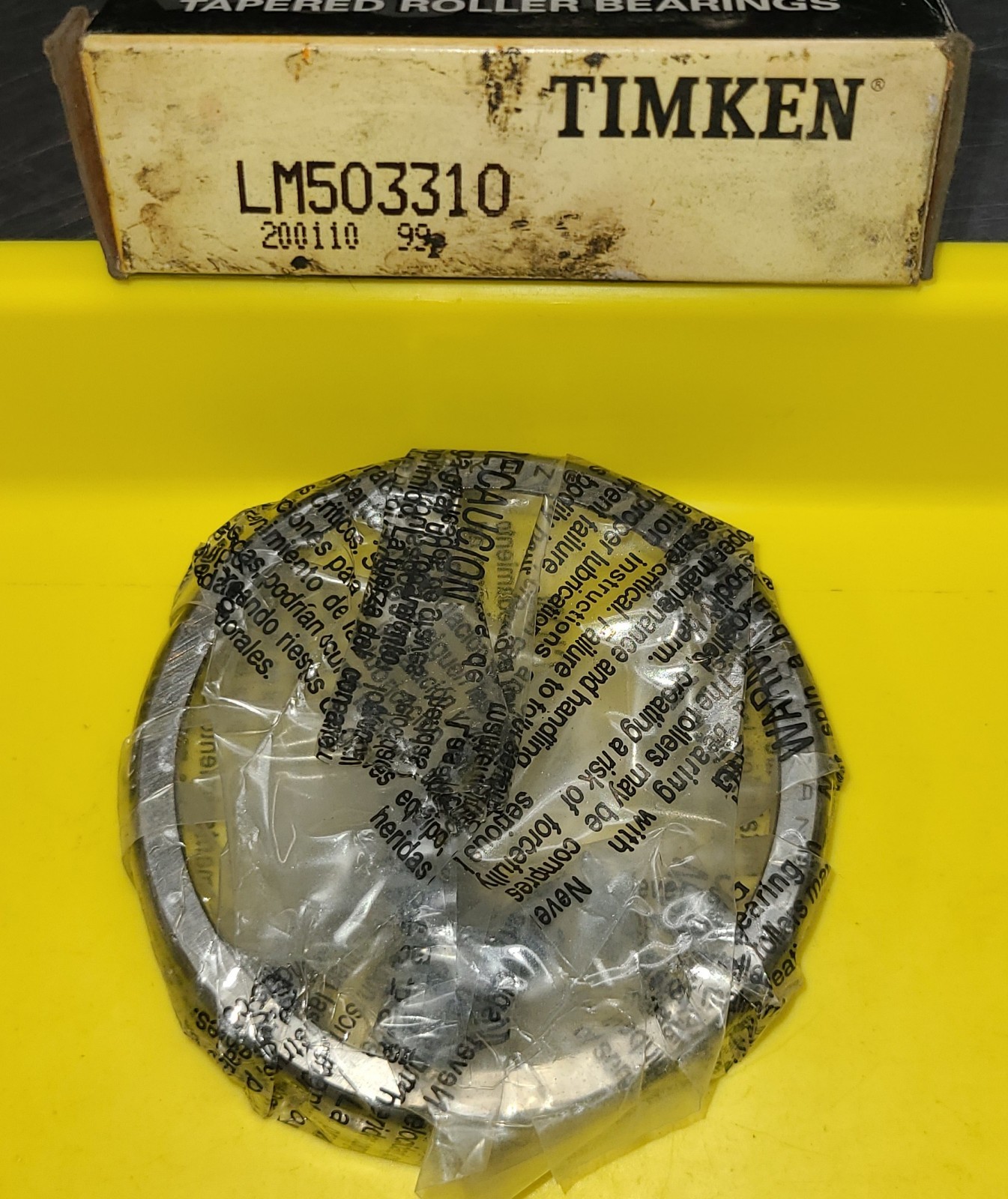 Timken LM503310 Tapered Roller Bearing Cup 2.9518″ OD, 0.5512″ Width