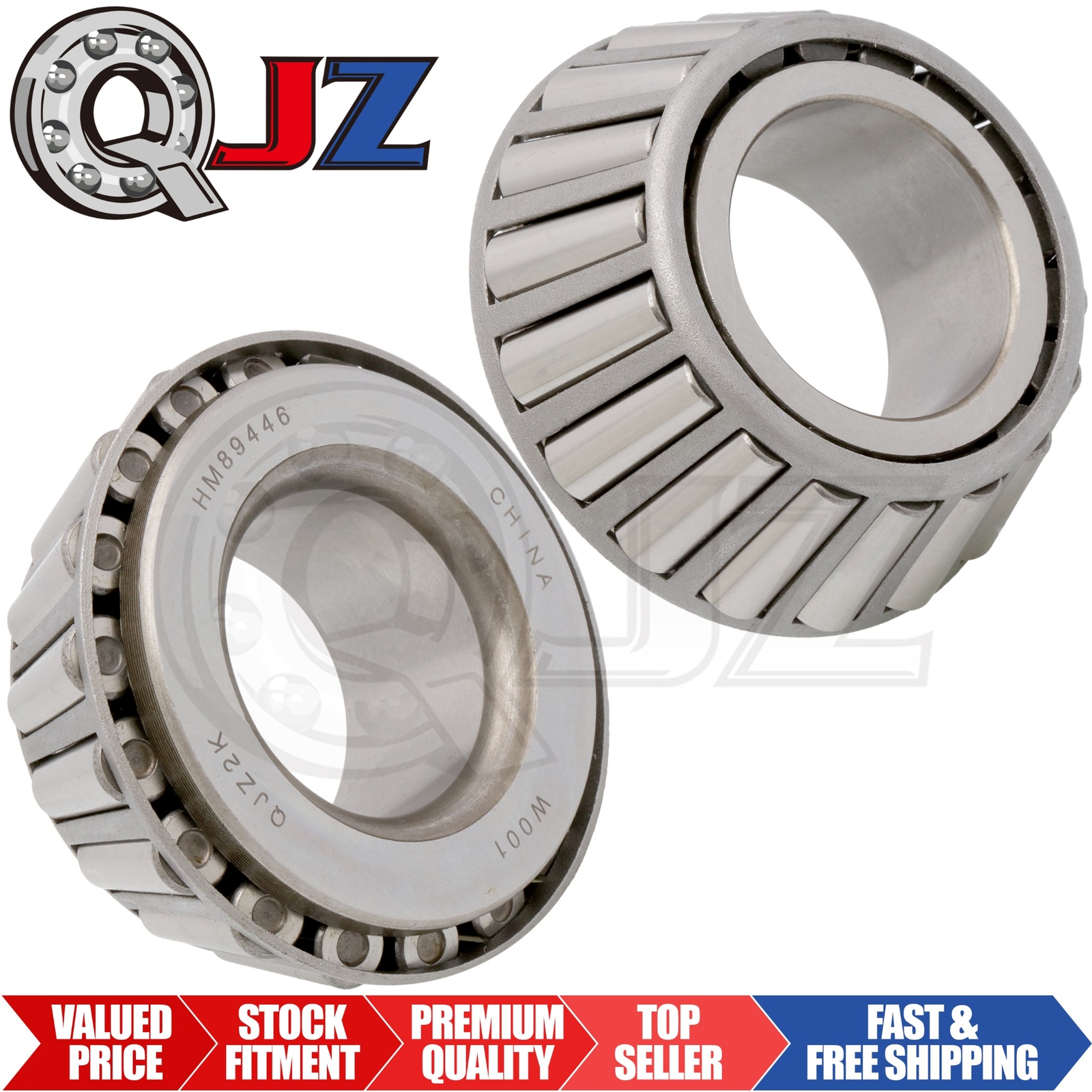 [Qty.2] New HM89446 Tapered Roller Bearing Single-Cone [1-3/8in ID x 1.125in W]