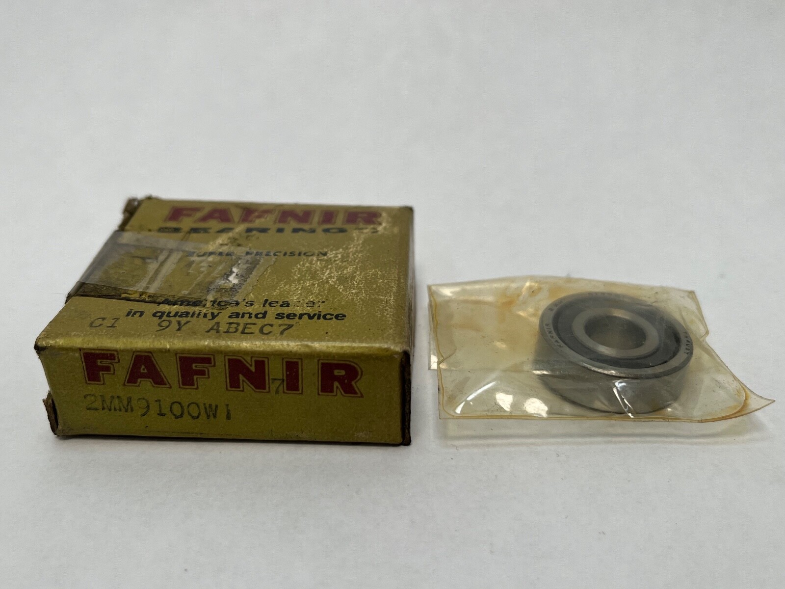 Fafnir 2MM9100WI Bearing 10x16x8 mm 7000-C 2MM-9100-WI-CR USA