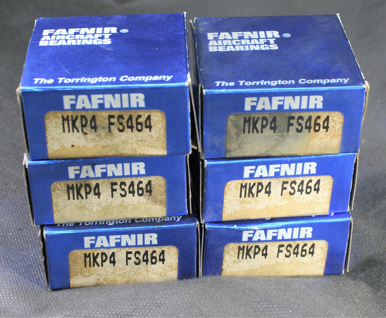 One (1) Torrington MKP4FS464 Airframe Control Bearing 1/4″ ID MIL SPEC NEW