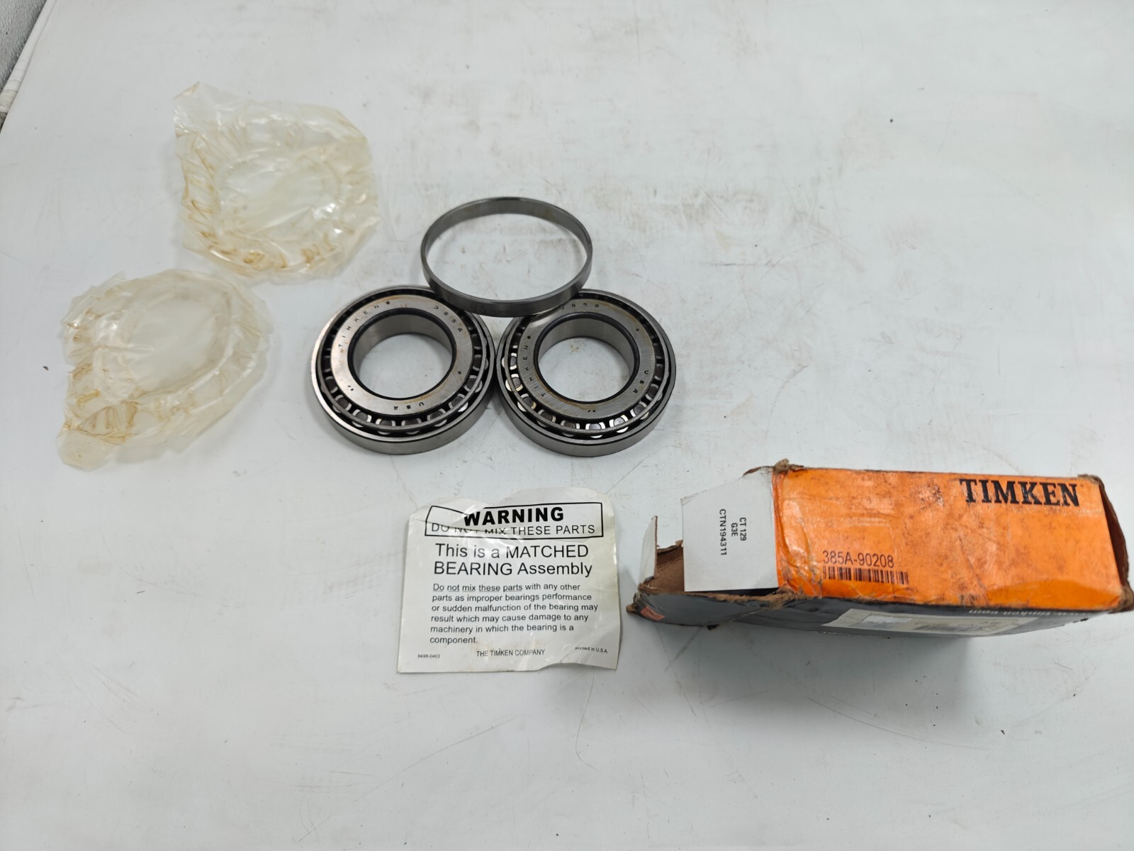 385A – 90208 Timken 385A – 382A Y1S-382), Tapered Roller Bearings Assembly