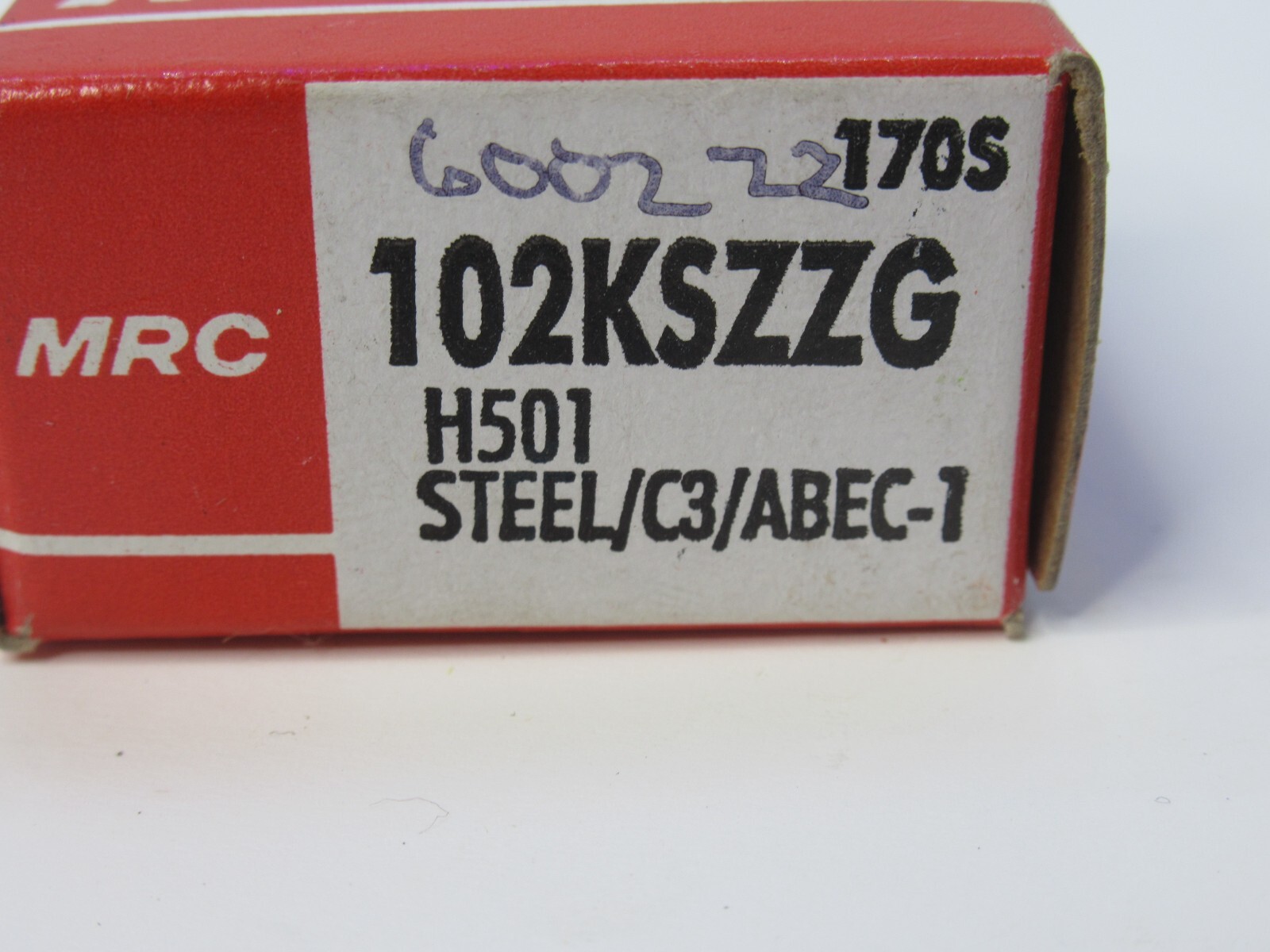 (NEW) MRC 102KSZZG Sealed Snap Ring Bearing