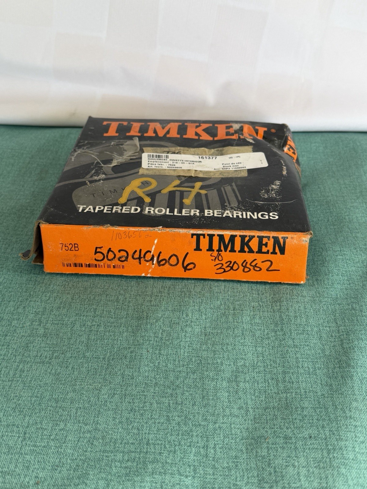 TIMKEN,752B,ROLLER BEARING CUP