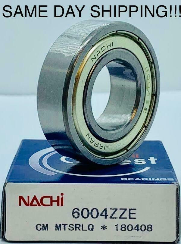 NACHI 6004ZZ Nachi Bearing 20x42x12 Quality 6004-ZZ / SAME DAY SHIPPING !!!