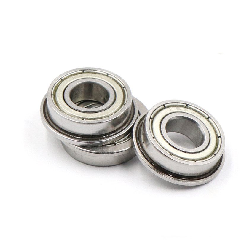 Miniature Flanged Deep Groove Ball Model ZZ Metal Shielded Bearings F604-F635ZZ