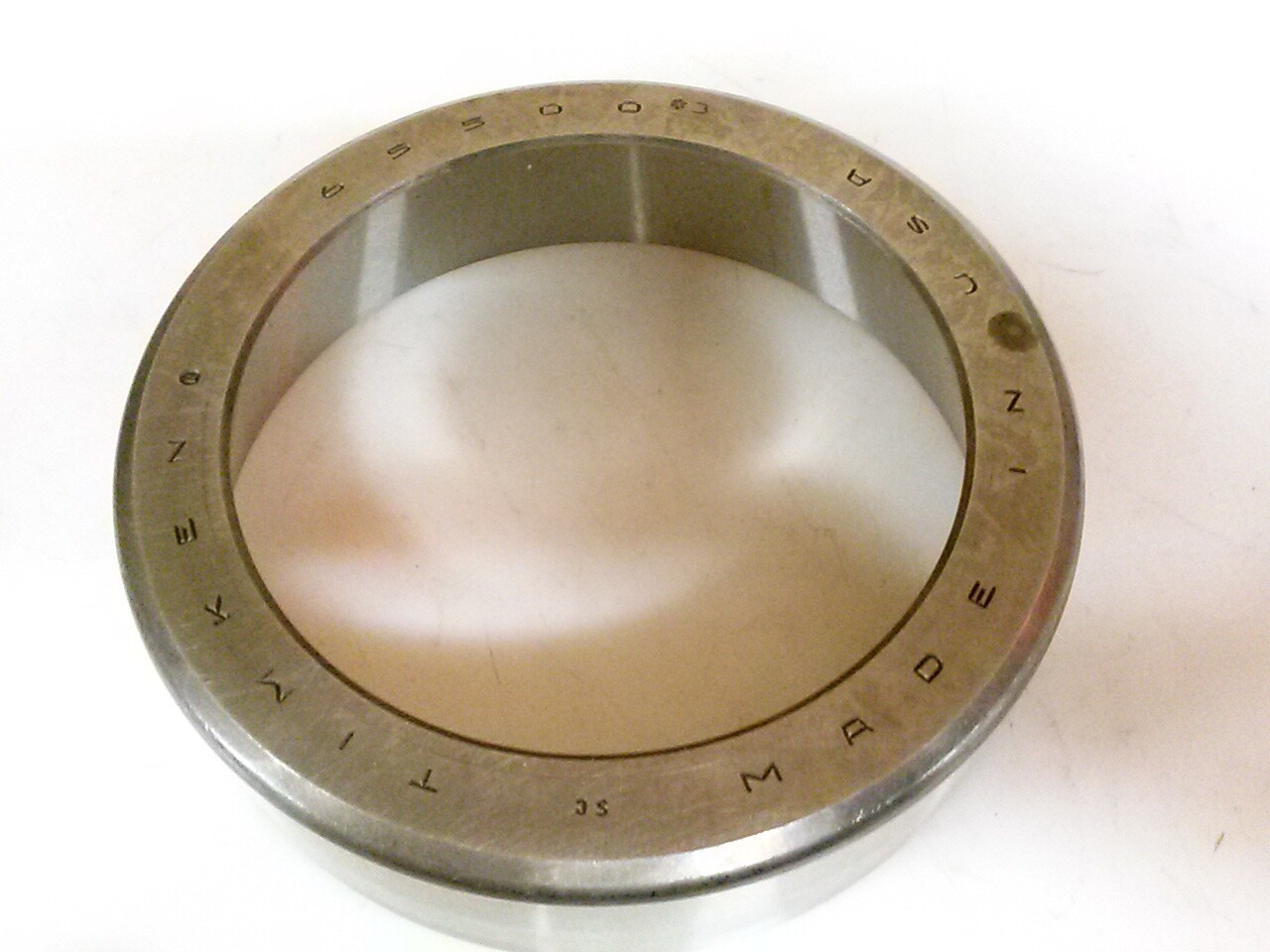Timken 65500-30000 high precision class 3 bearing cup, made in USA. *