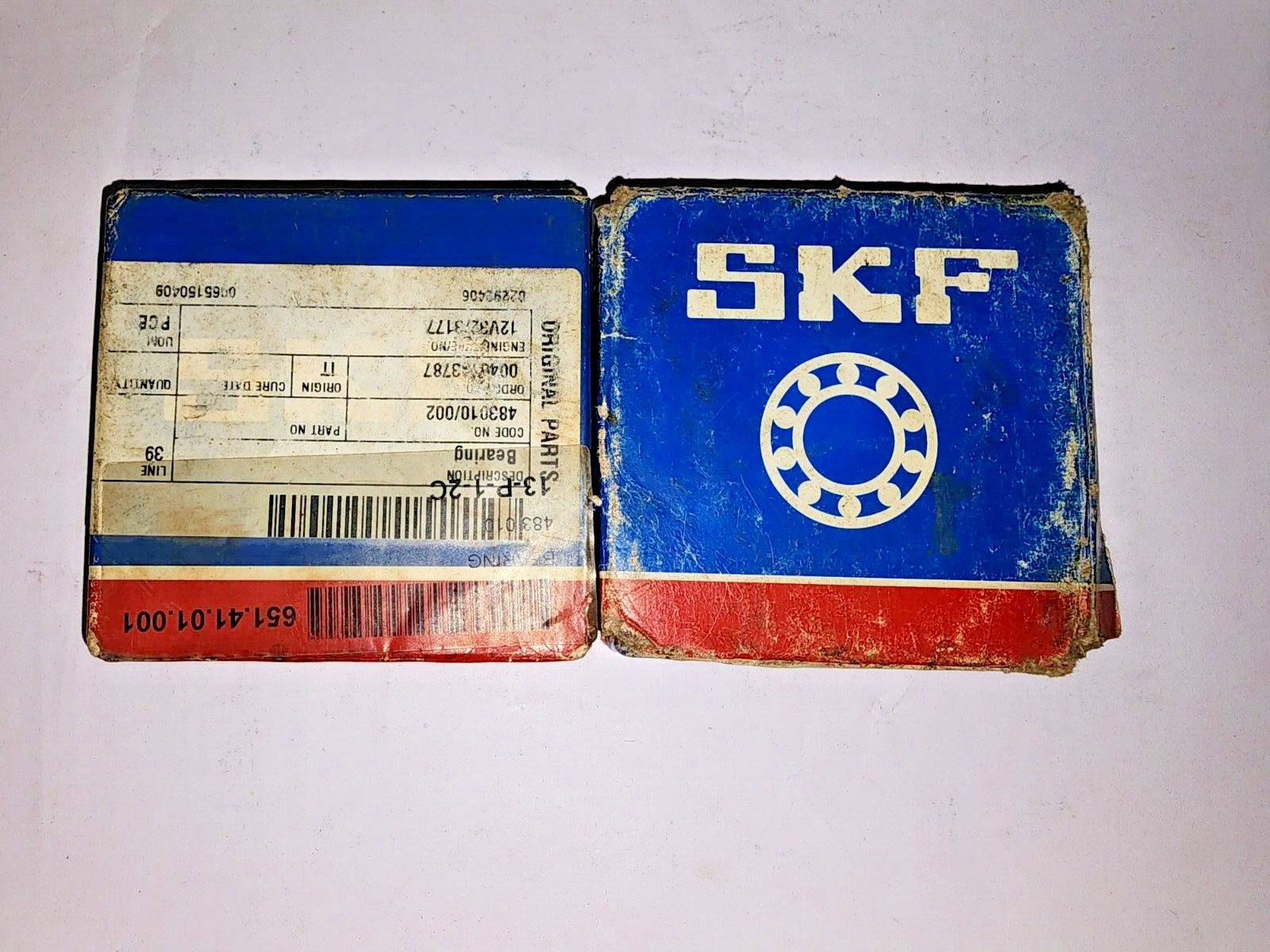 6209 2RS1 SKF SWEDEN Ball Bearing Double Metal Shield 45X85X19mm 62092RS1 LOT 2