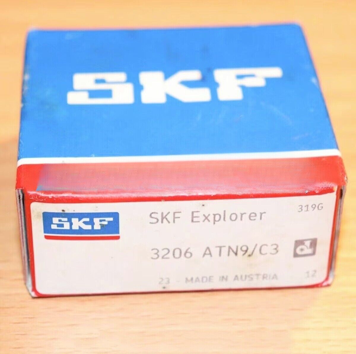 1PC SKF 3206 ATN9/C3 double row angular contact ball bearing New