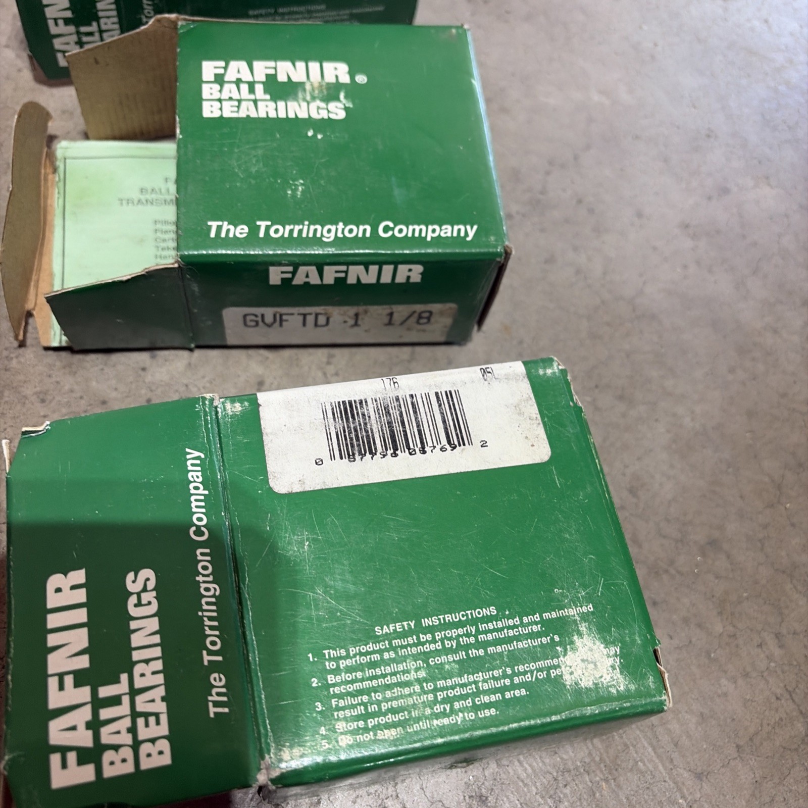 4 new Fafnir GVFTD 1-1/8″ Bearing