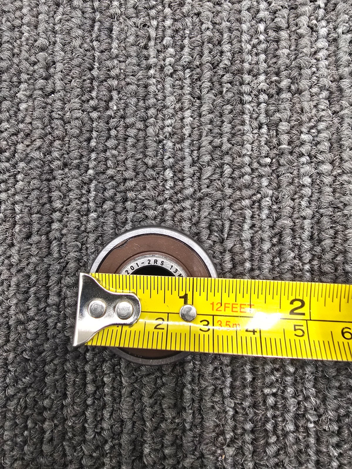 (QTY 10) 6201-2RS Rubber Sealed Ball Bearing 12mm x 32mm x 10mm