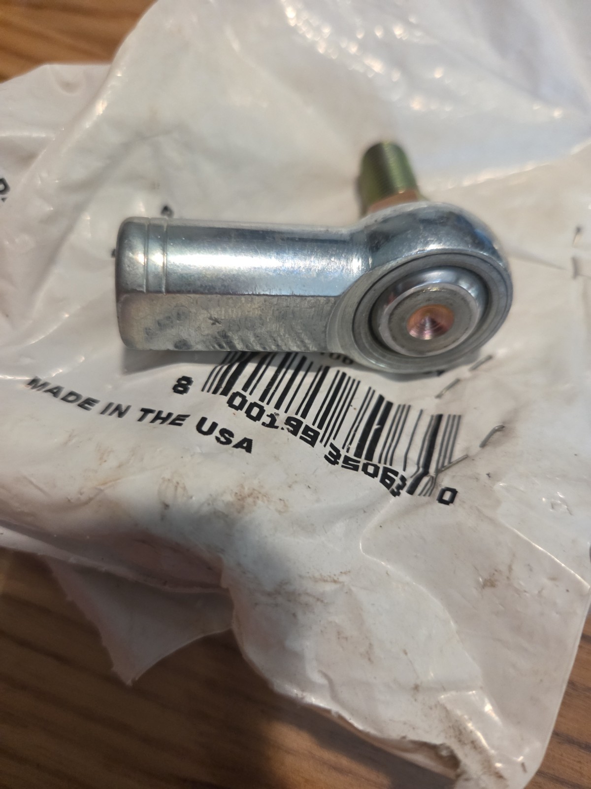 FK Bearing JFX6TY Rod End Bearing 3/8″ID x 3/8-24 RIGHT HAND Threads W/ TEFLON
