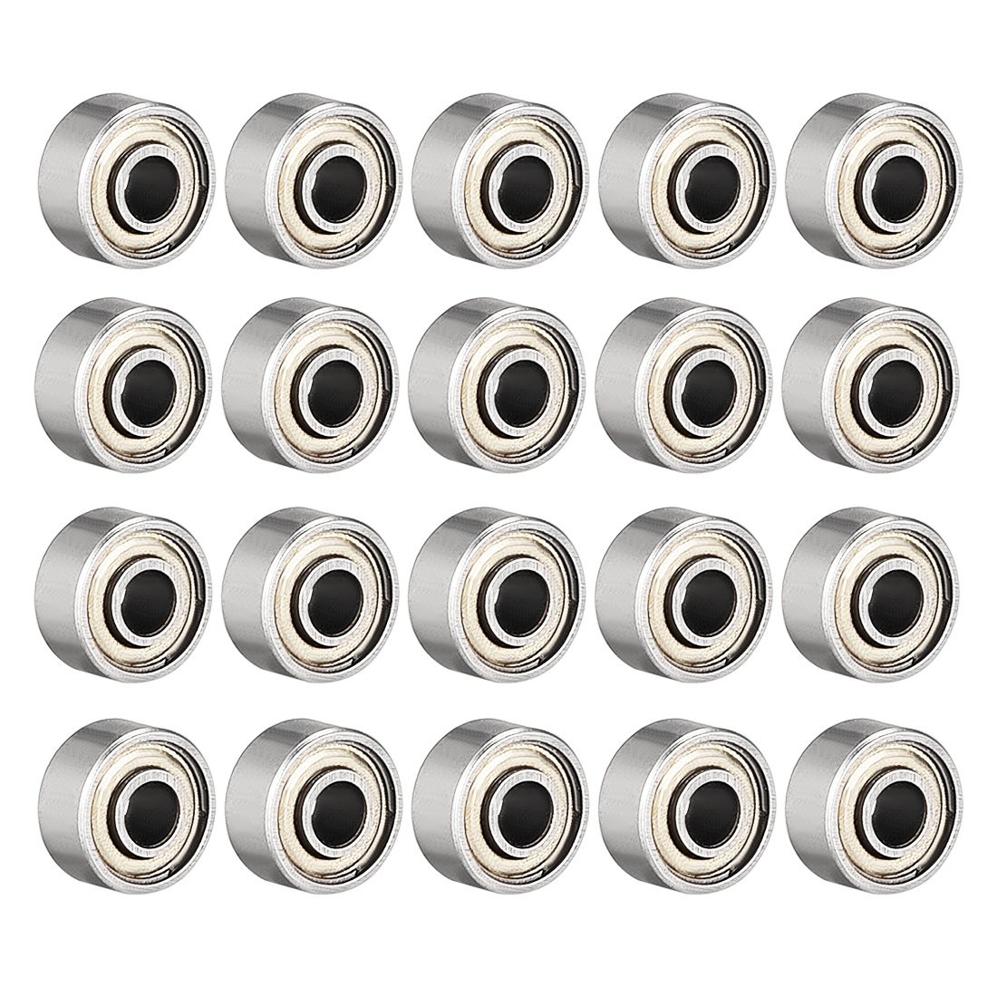 693ZZ Deep Groove Ball Bearing Double Shield 3X8X4Mm Carbon Steel (Pack of 20)