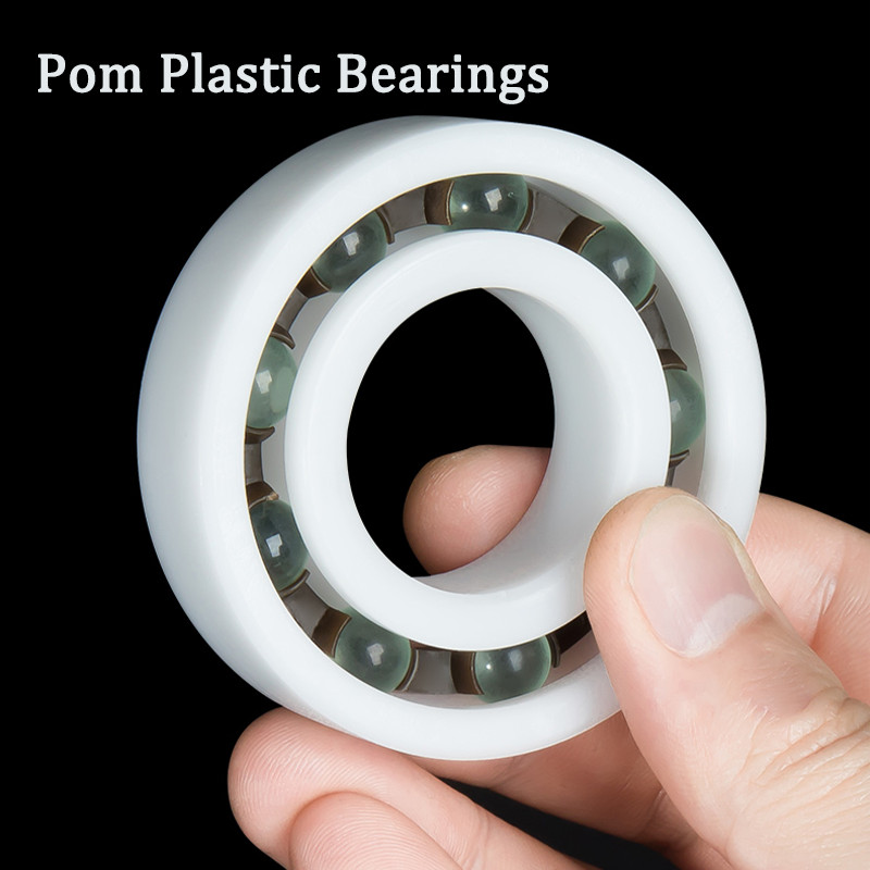 Pom Plastic Bearing Open/RS/2RS Deep Groove Ball Bearings Insulating I.D:3-80mm