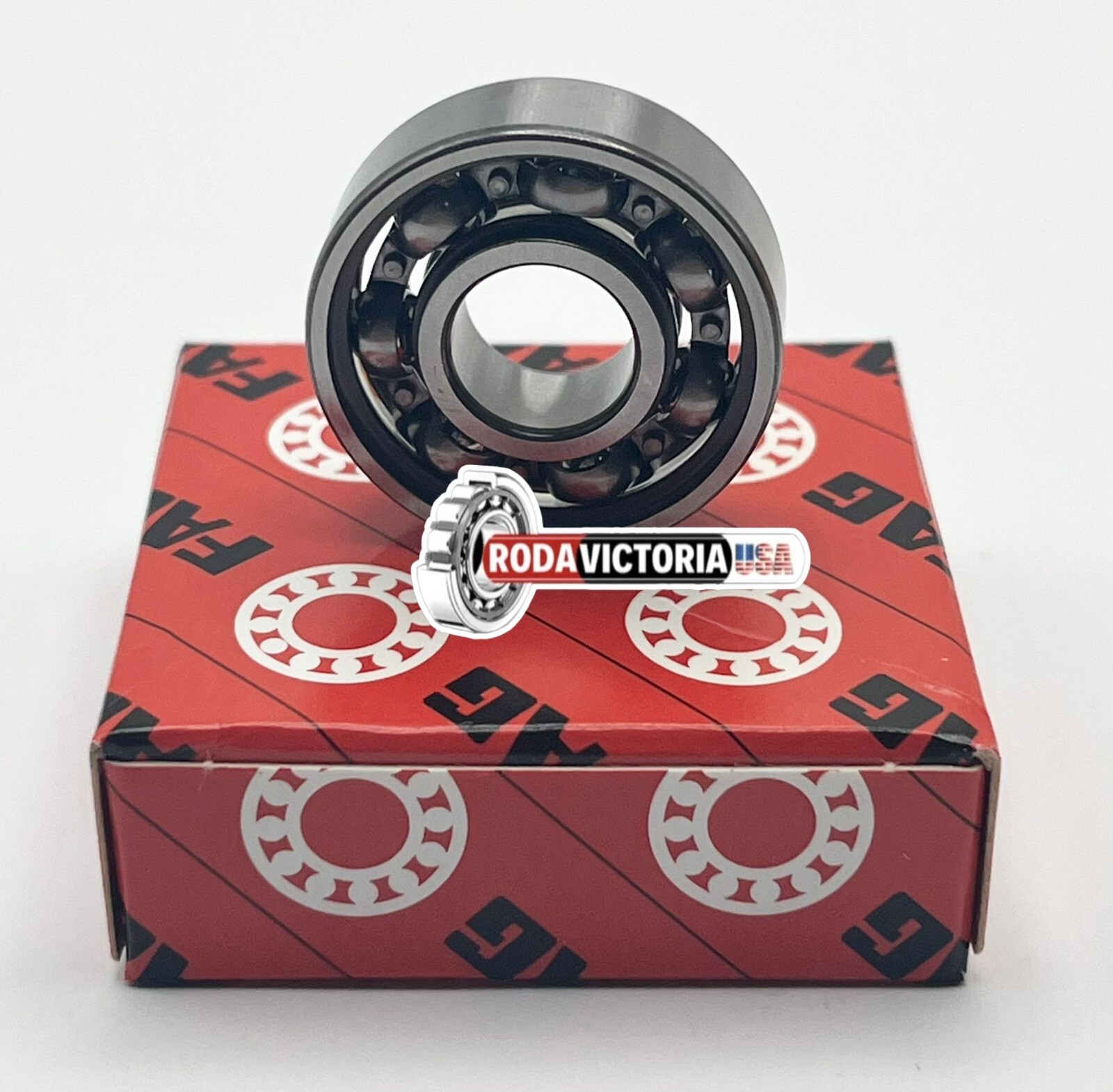 FAG 6000 C3 DEEP GROOVE BALL BEARING, OPEN TYPE, NO SEALS 10x26x8 mm