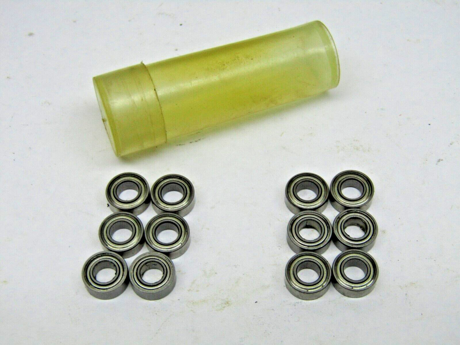 (Lot of 12) MR84-ZZ Miniature Shielded Bearing