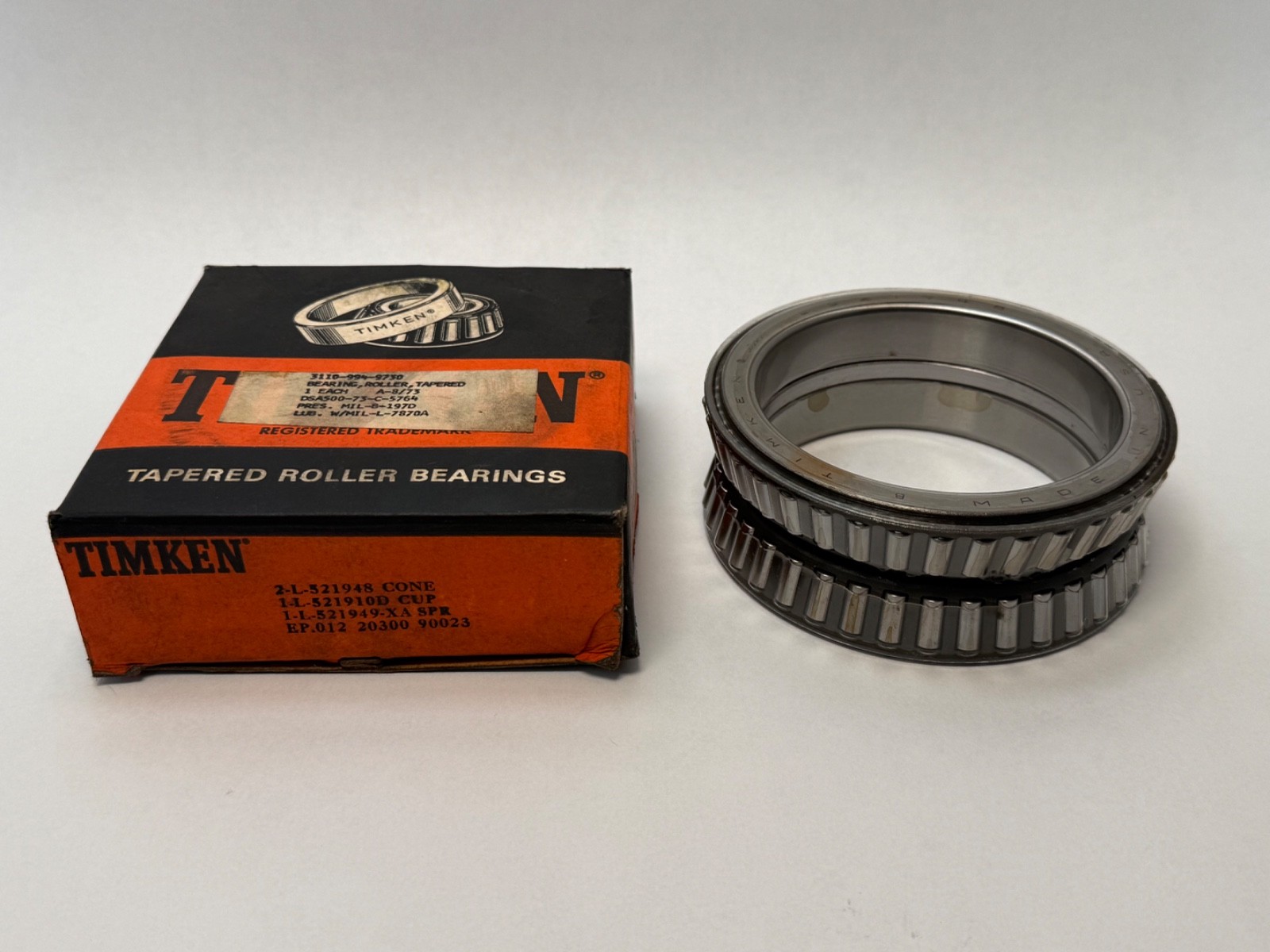 Timken L521948 Taper Roller Bearing Cone 4-1/4″ ID L-521948 2 Pcs