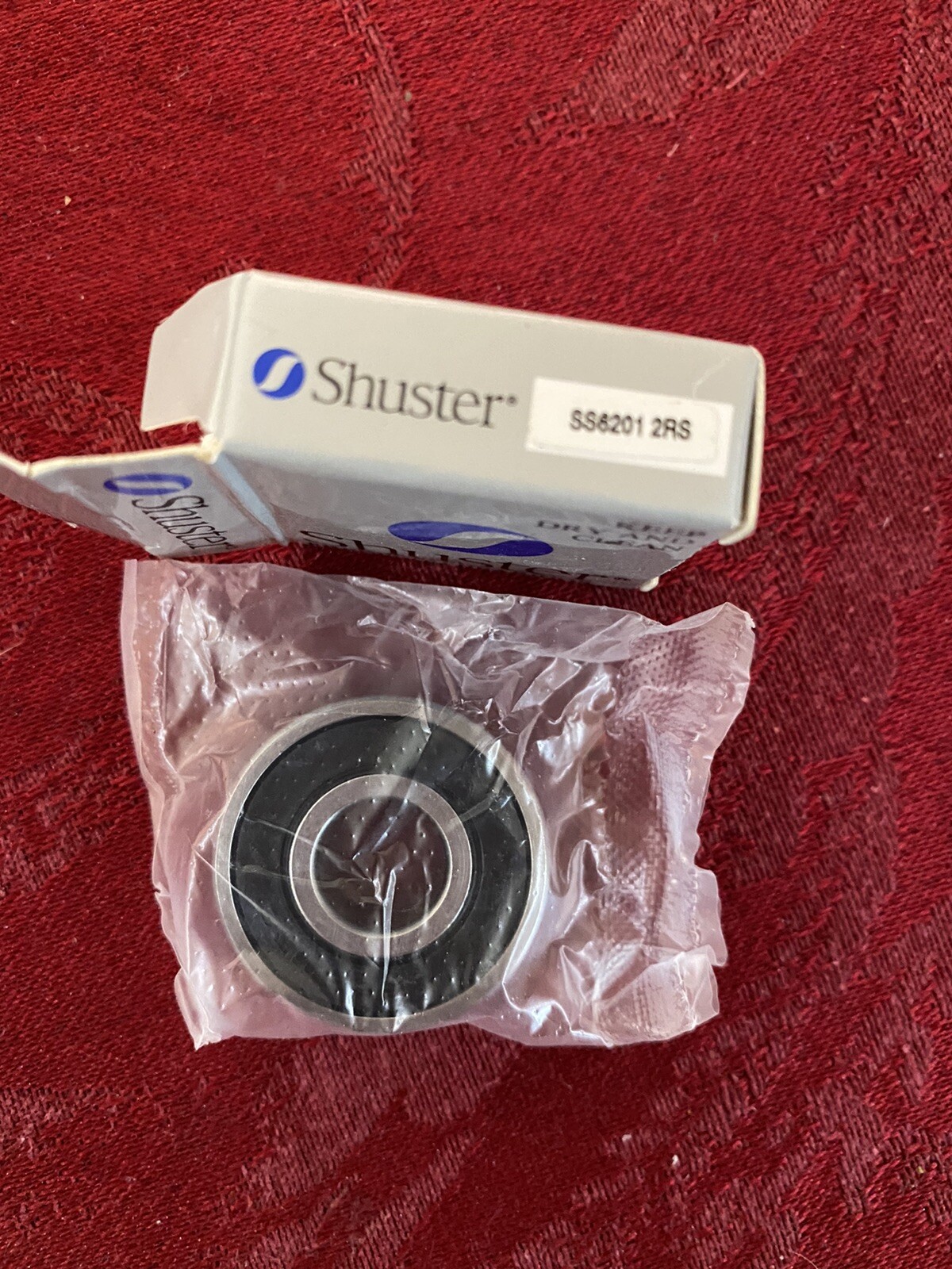 SHUSTER PRECISION BEARINGS. SS6201 2RS
