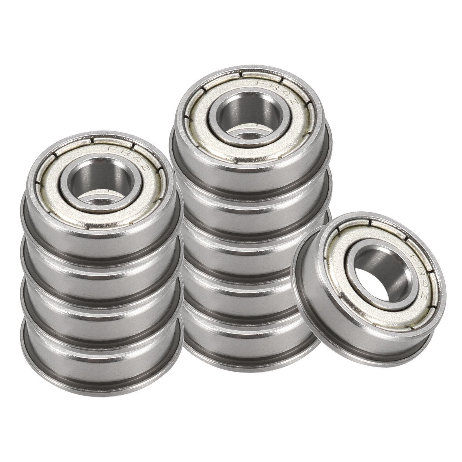 10pcs FR4ZZ Flanged Ball Bearing 1/4×5/8×0.196 Inch Replacement Wheel Bearings