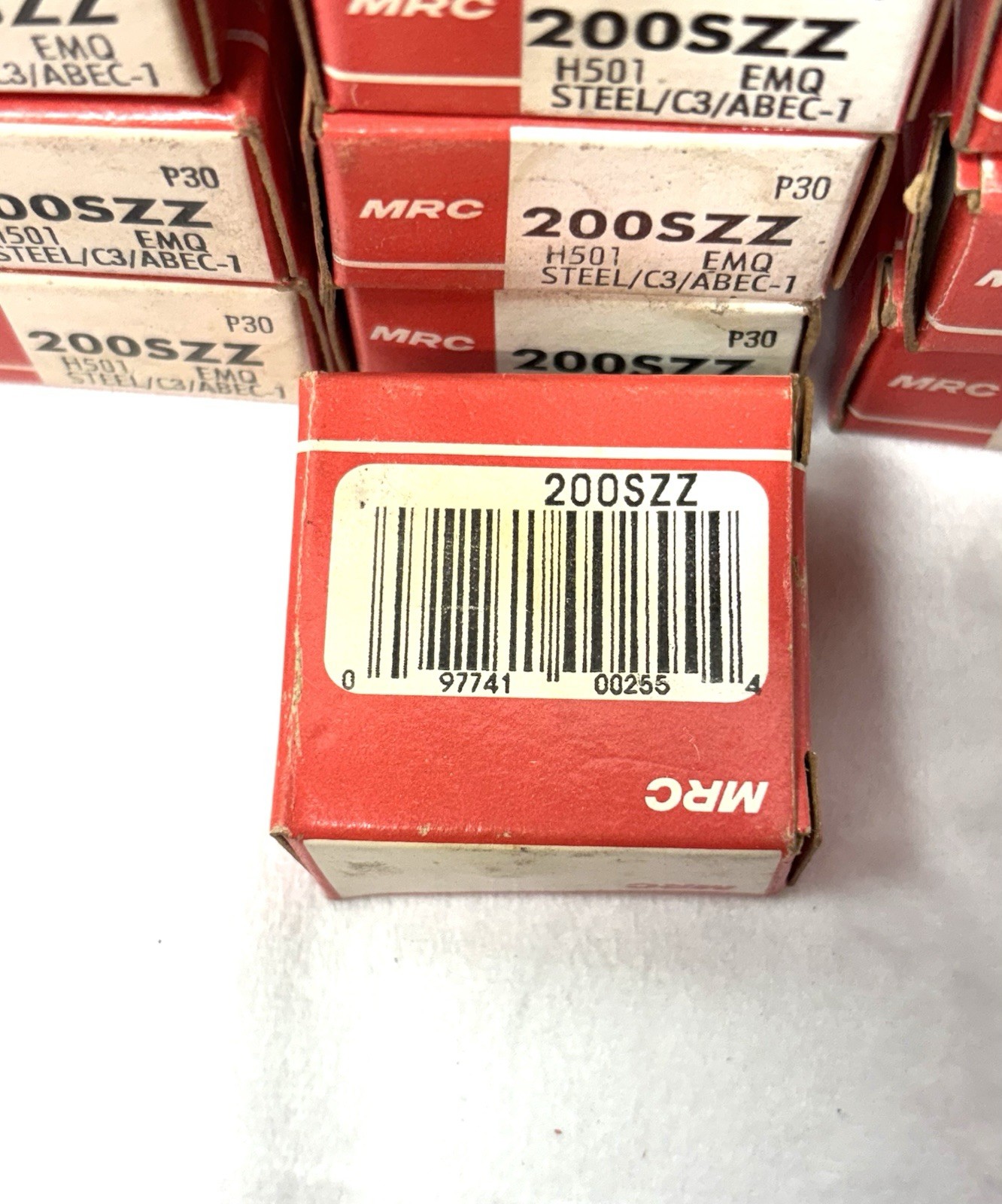 MRC 200SZZ Ball Bearings Double Sealed 10mm x 30mm x 9mm, Lot of 15
