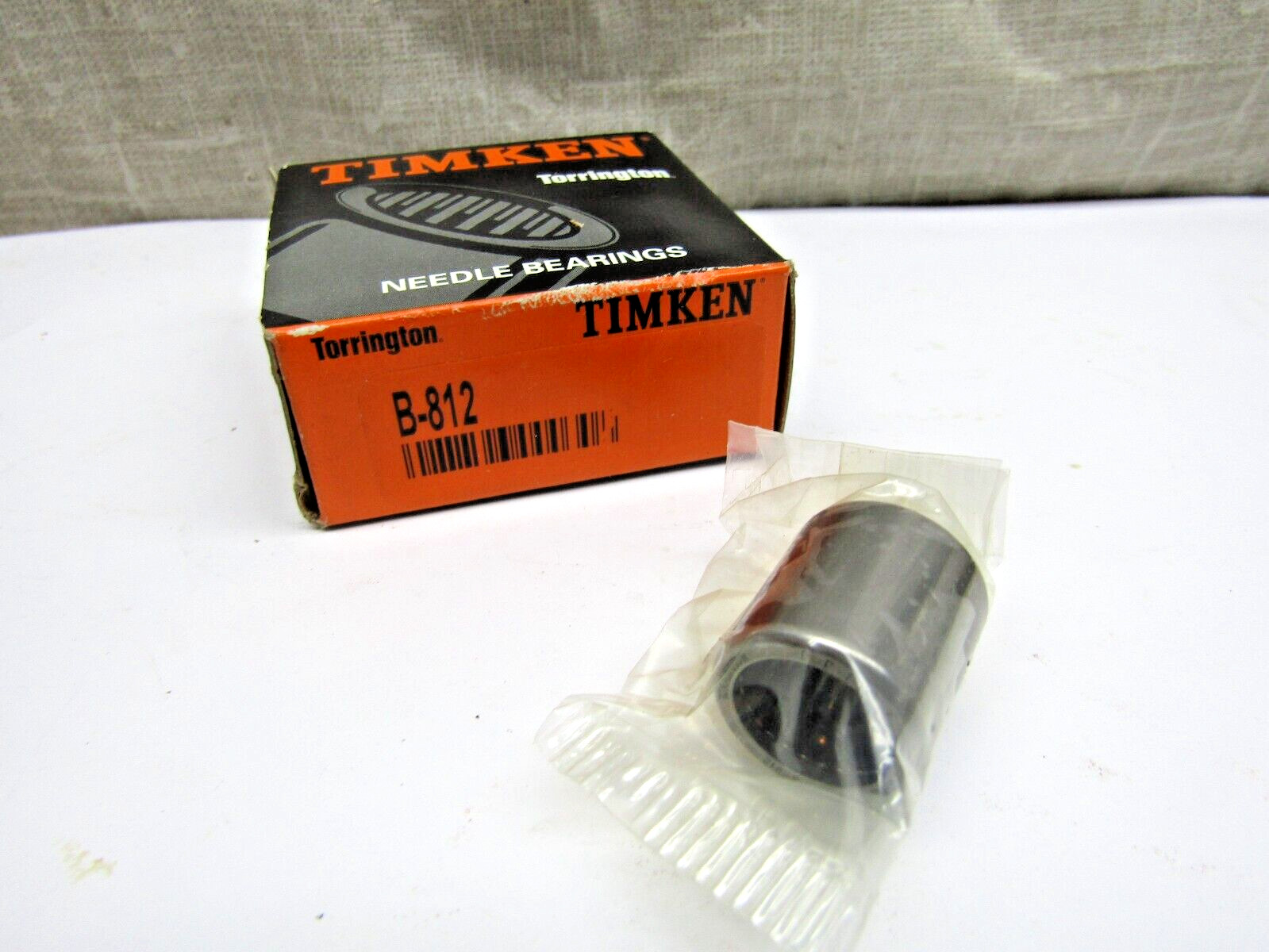 Timken B-812 1/2″ X 11/16″ X 3/4″ Full Complement Needle Roller Bearing