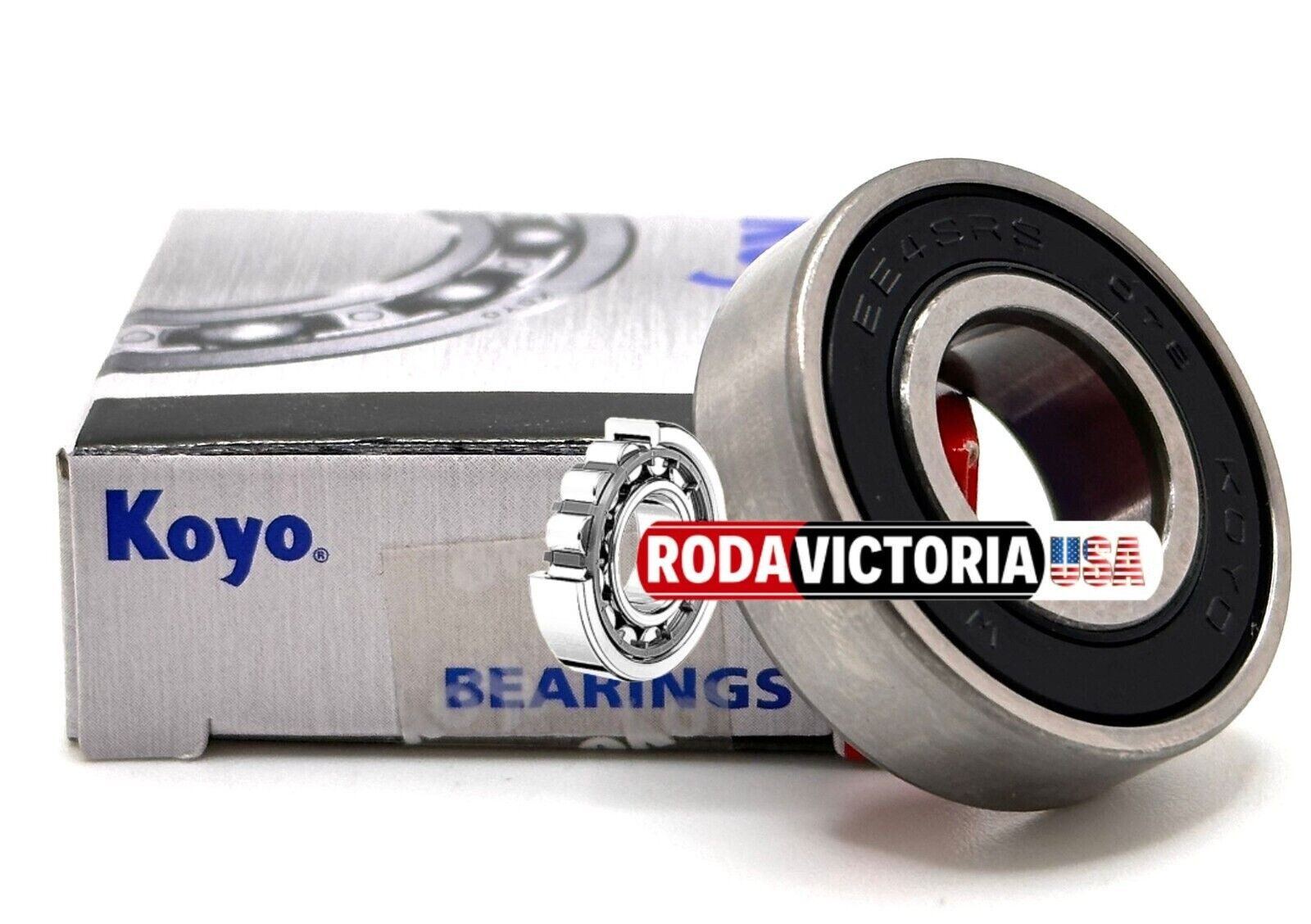 KOYO R10 2RS BALL BEARING, RUBBER SEALED 5/8 x 1 3/8 x 11/32″ EE5S-2RS