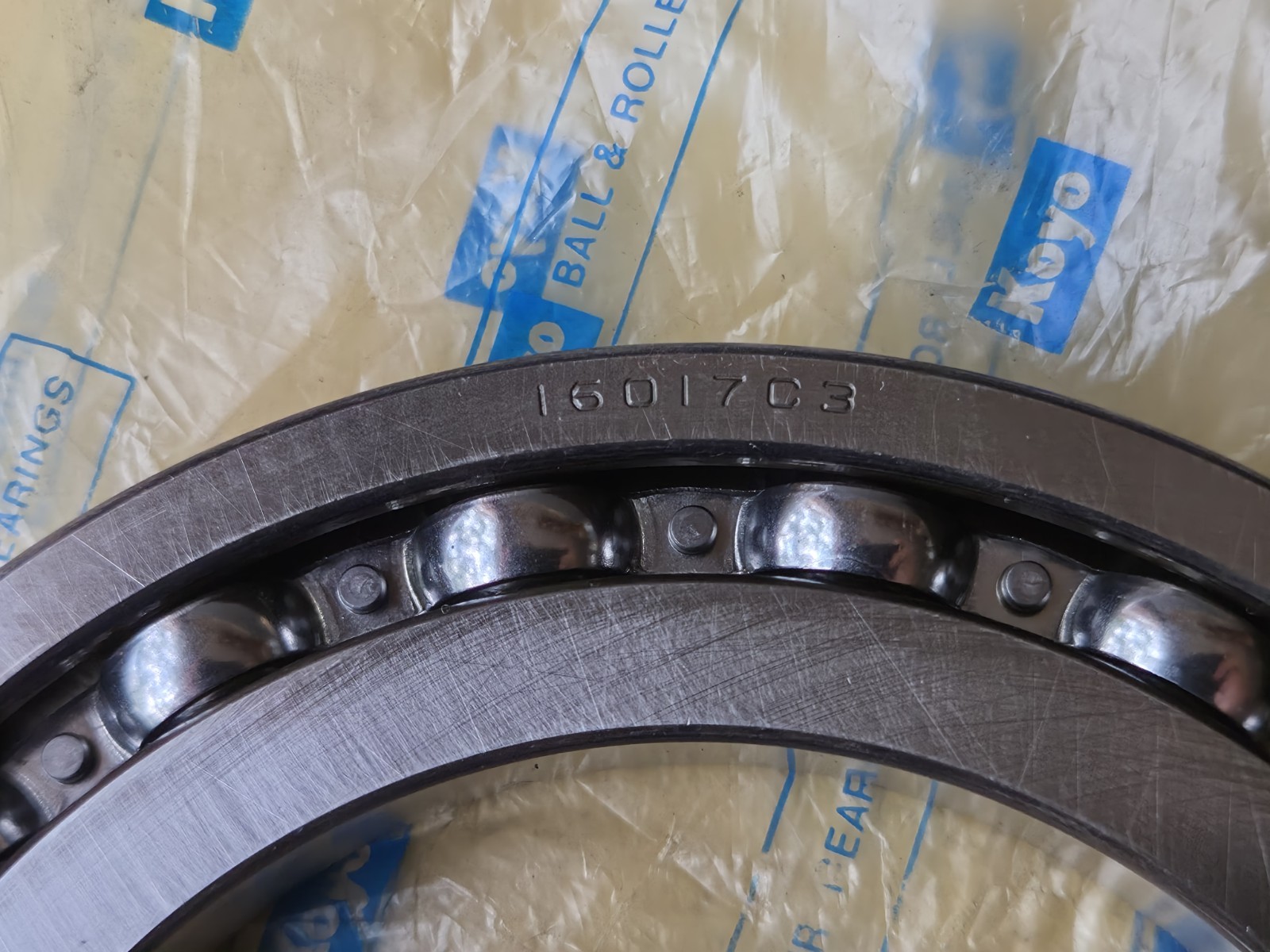 Koyo 16017 C3 Deep Groove Ball Bearing 85mm Bore 130mm OD 14mm Wide