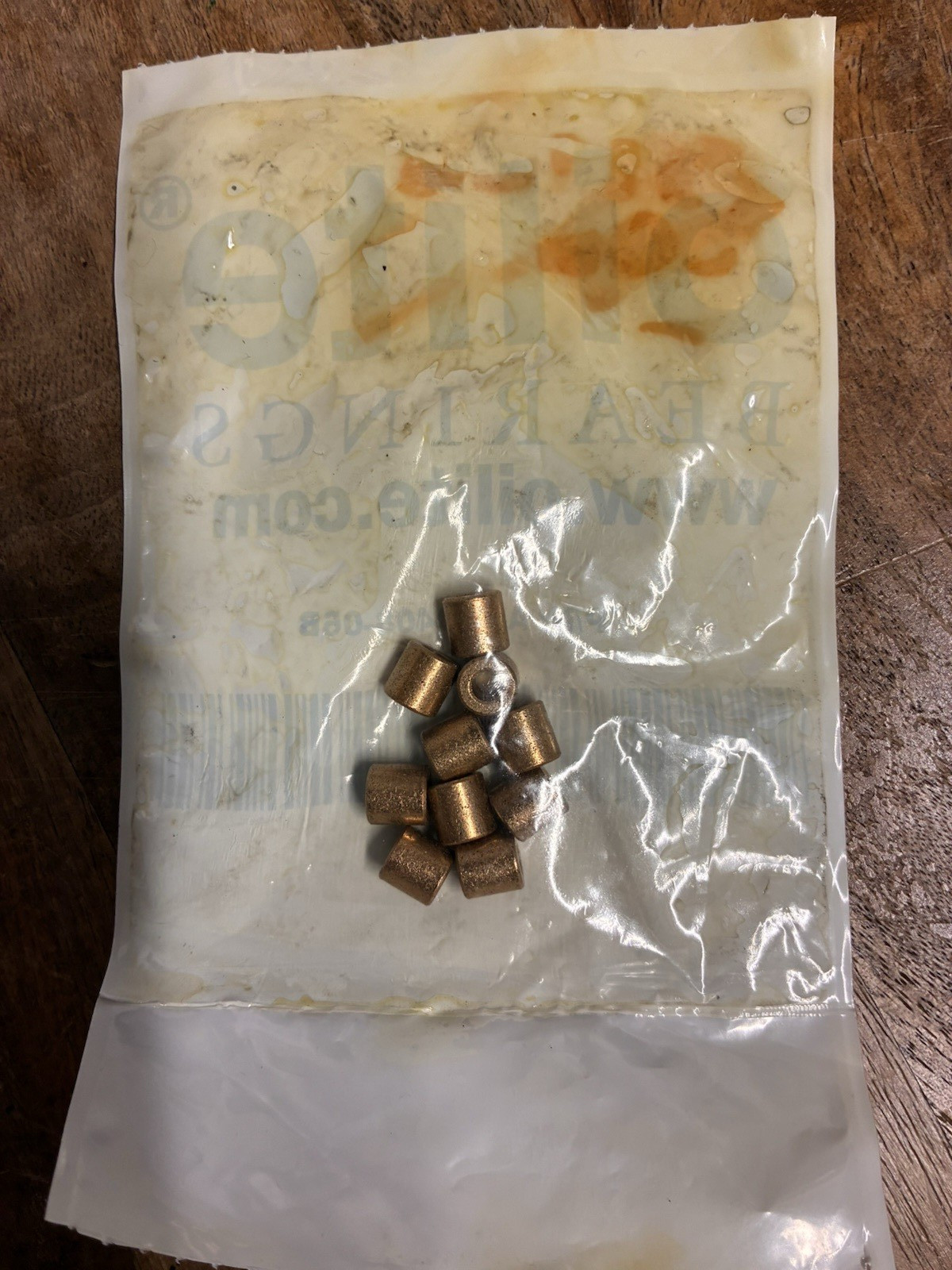 Metric Oilite Plain Bronze Sintered Bearing Bushes Series Bore 4mm To 60mm