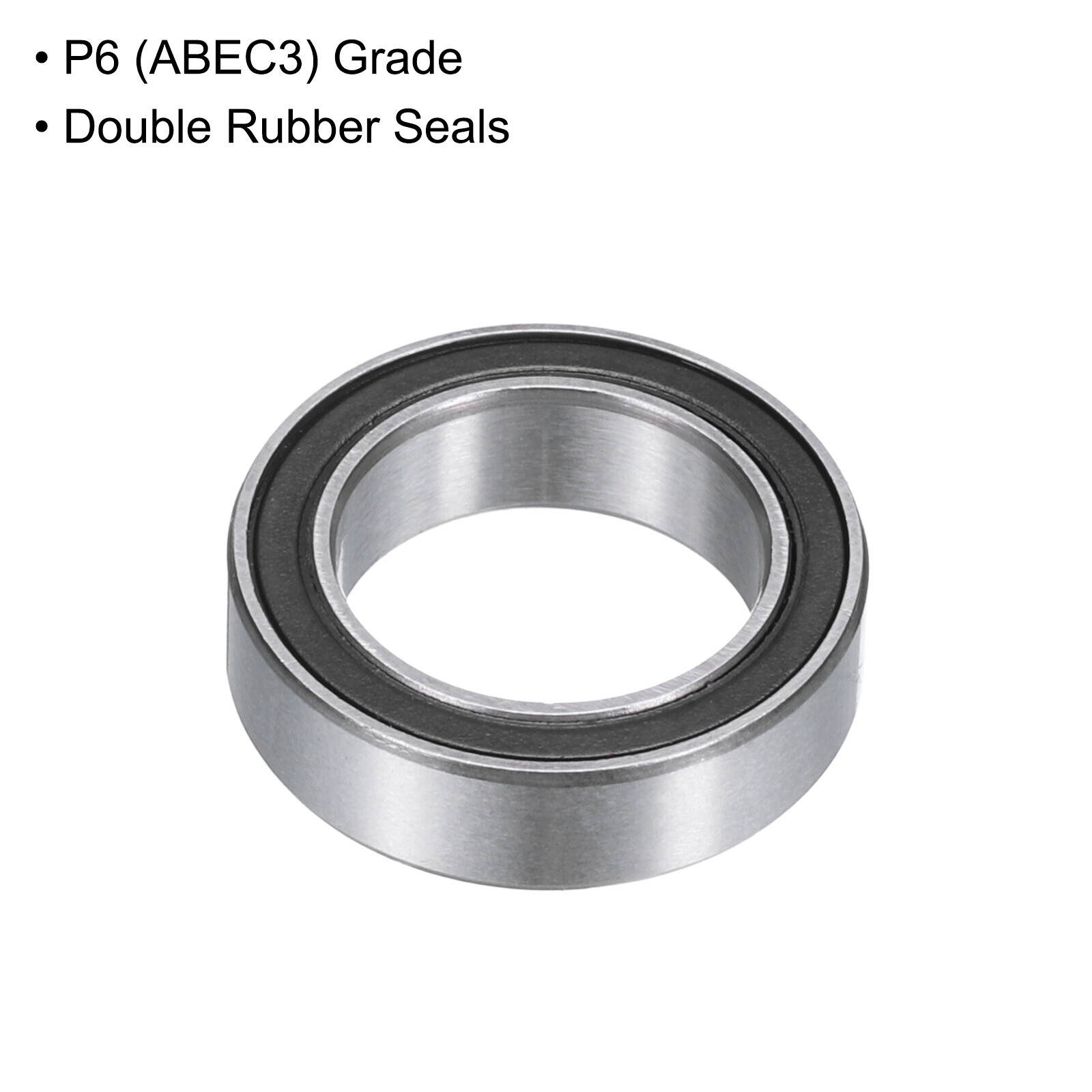 10pcs 6700-2RS Ball Bearing 10x15x4mm, Chrome Steel Rubber Seals, ABEC 3