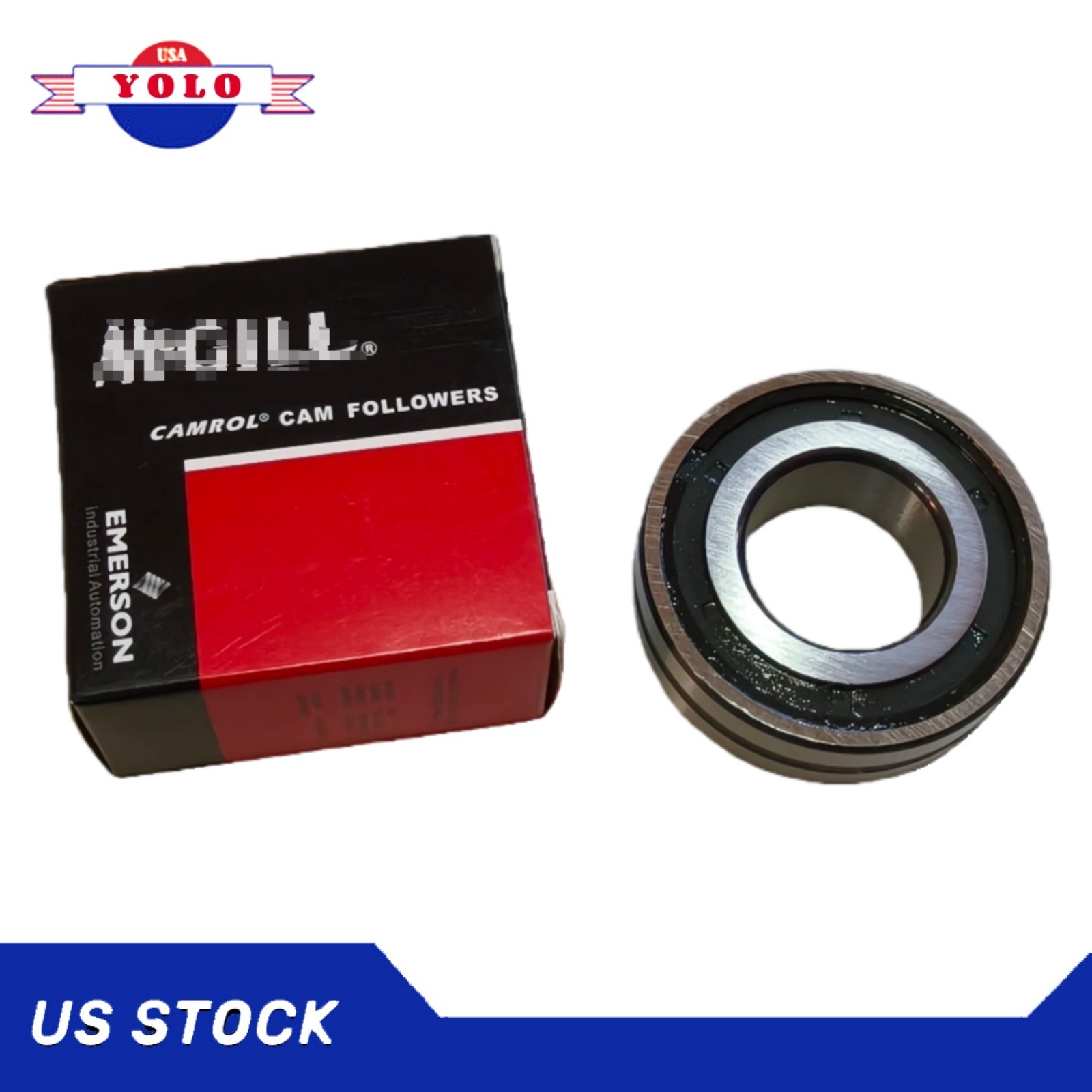 New Spherical Roller Bearing Straight Bore Double Sealed For McGill SB22207W33SS