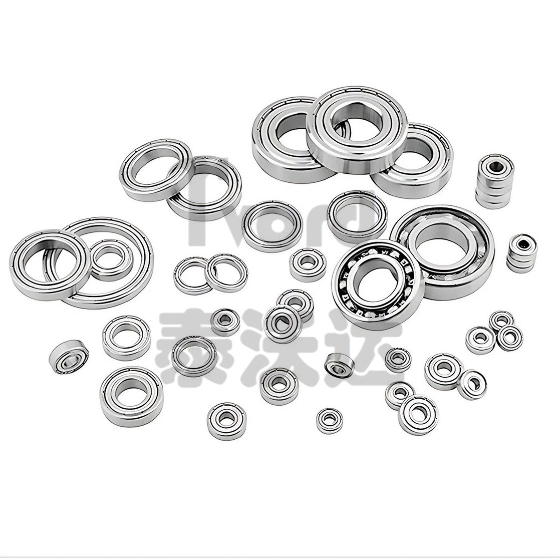 Stainless Steel Deep Groove Ball Bearings Miniature Shielded Bearing ID 2mm-55mm