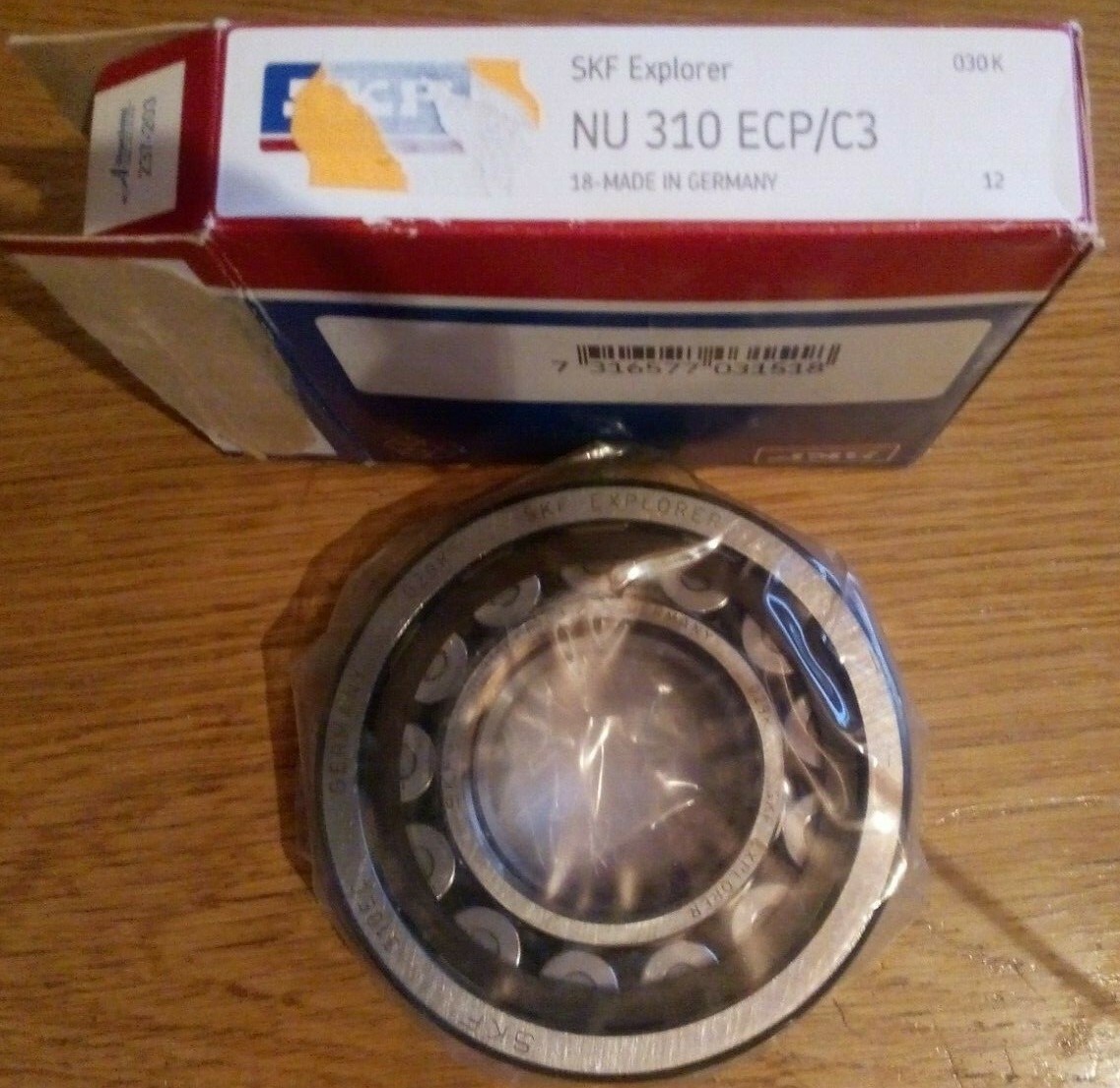 SKF NU 310 ECP / C3 Cylindrical Roller Bearing New in box
