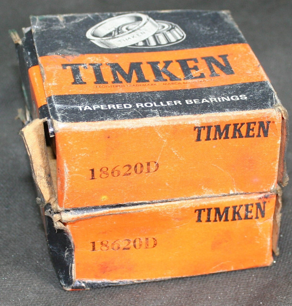 One (1) Timken 18620D Tapered Roller Bearing Double Cup 3-1/8″ OD USA NEW
