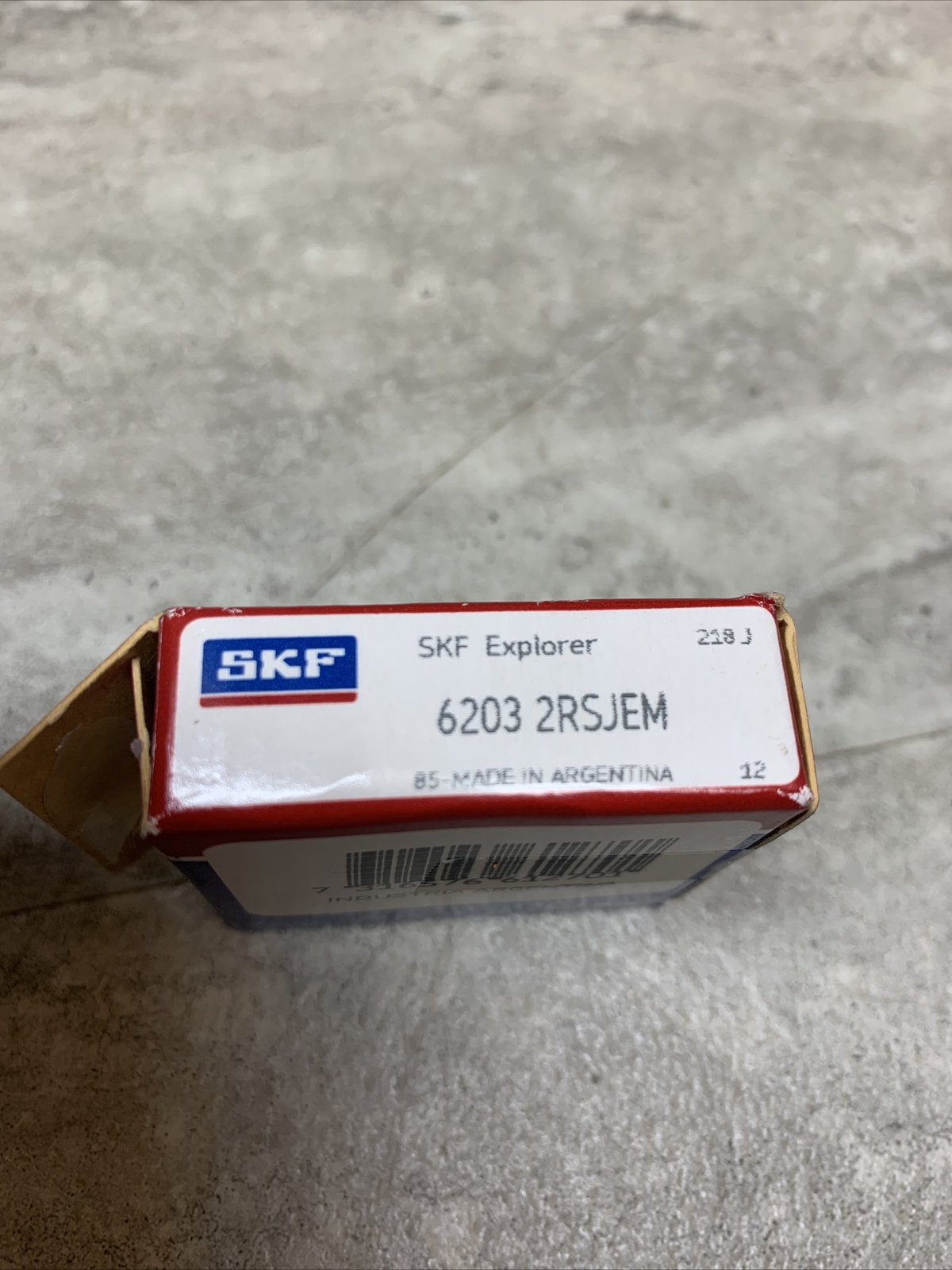SKF Explorer 6203 2RSJEM Deep Groove Ball Bearing, New