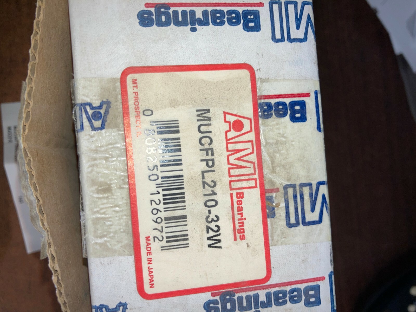 AMI MUCFPL210-32W Flange-Mount Ball Bearing Unit – 4-Bolt Flange, 2.0000 in Bore