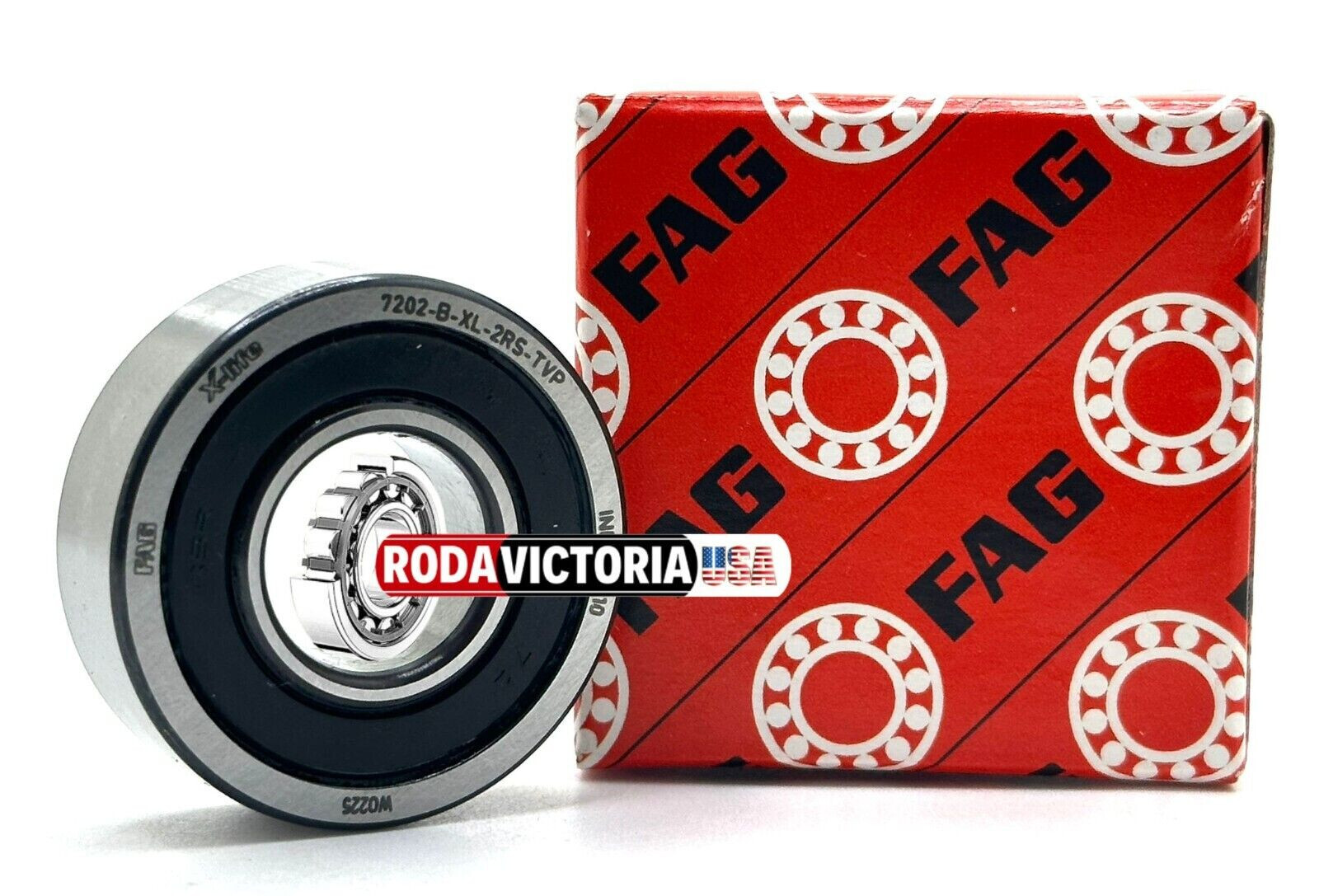 FAG 7202 B XL 2RS TVP ANGULAR CONTACT BALL BEARING 15x35x11mm