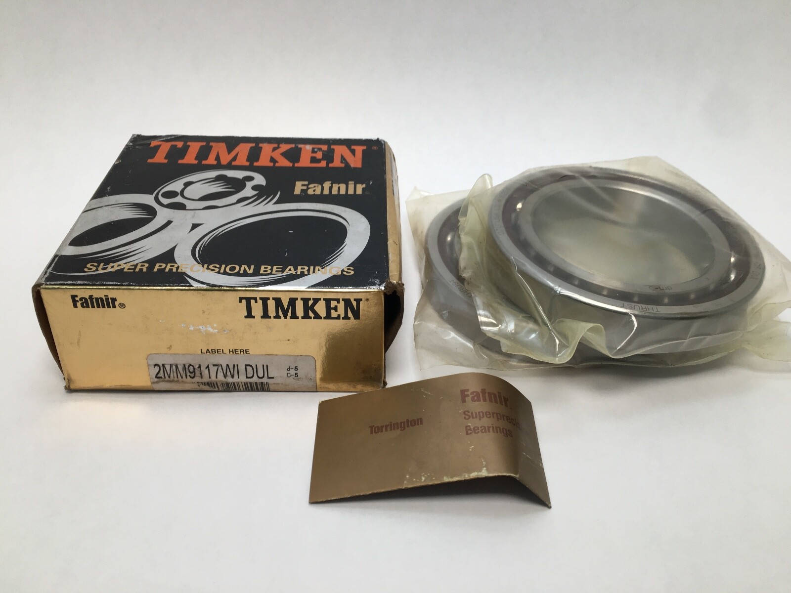 Fafnir 2MM9117WI-DUL Bearing 85x130x22mm 7017-C 2MM-9117-WI-DUL ABEC7 Timken USA