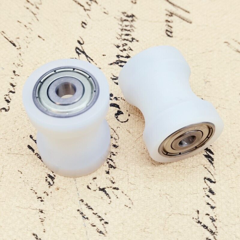 2Pcs U Type Groove Pulley Nylon Roller Bearing 6x29x35mm U Groove Guide Wheel