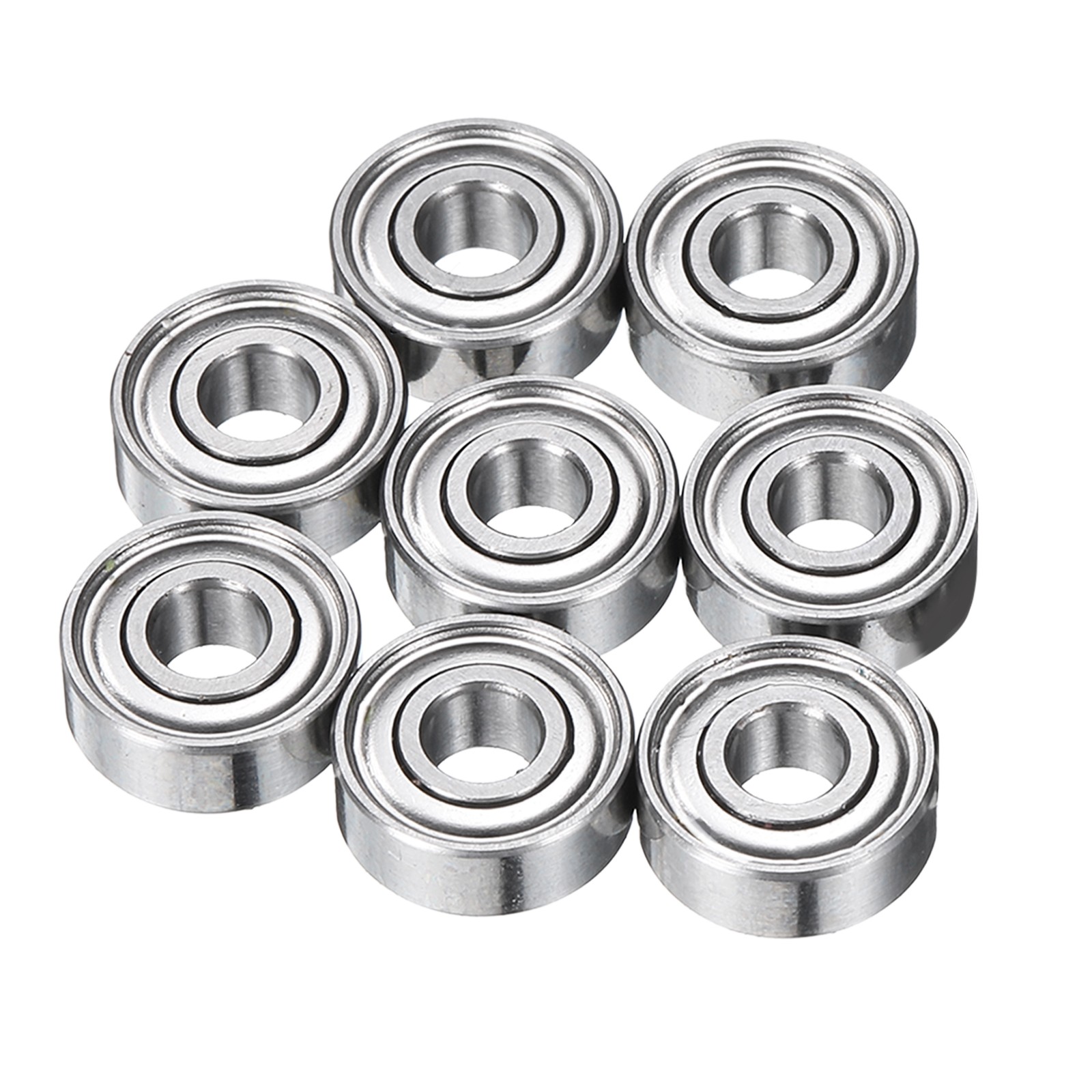 8Pcs MR83ZZ Deep Groove Ball Bearings, 3mm ID 8mm OD 3mm Width Bearing
