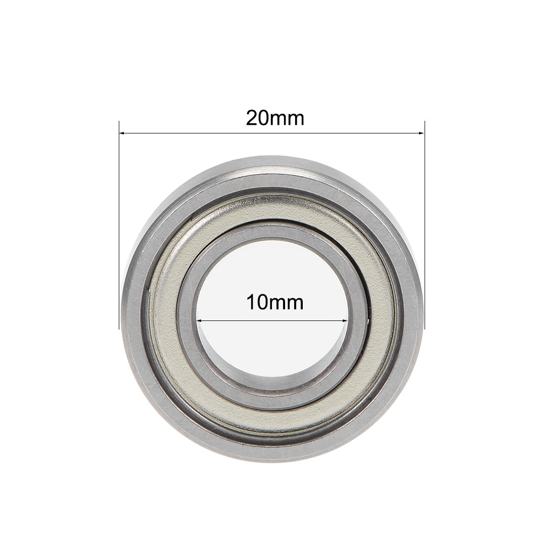 MR2010ZZ Deep Groove Ball Bearing 10x20x6mm Double Shielded Chrome Steel P0 5pcs