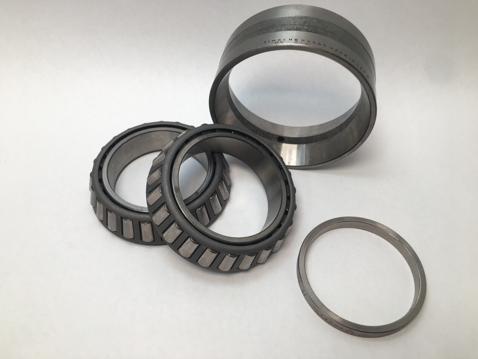 Timken 497-90293 Double Taper Bearing Cone & Cup 3-3/8″ ID 5-3/8″ OD 493DC USA