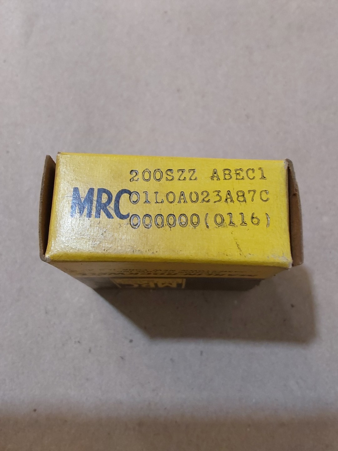 NOS MRC Bearing 200SZZ ABEC-1