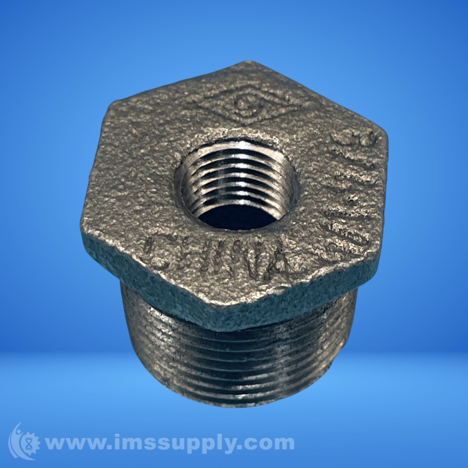 3/4 inch x 1/4 inch Iron Hex Bushing FNIP
