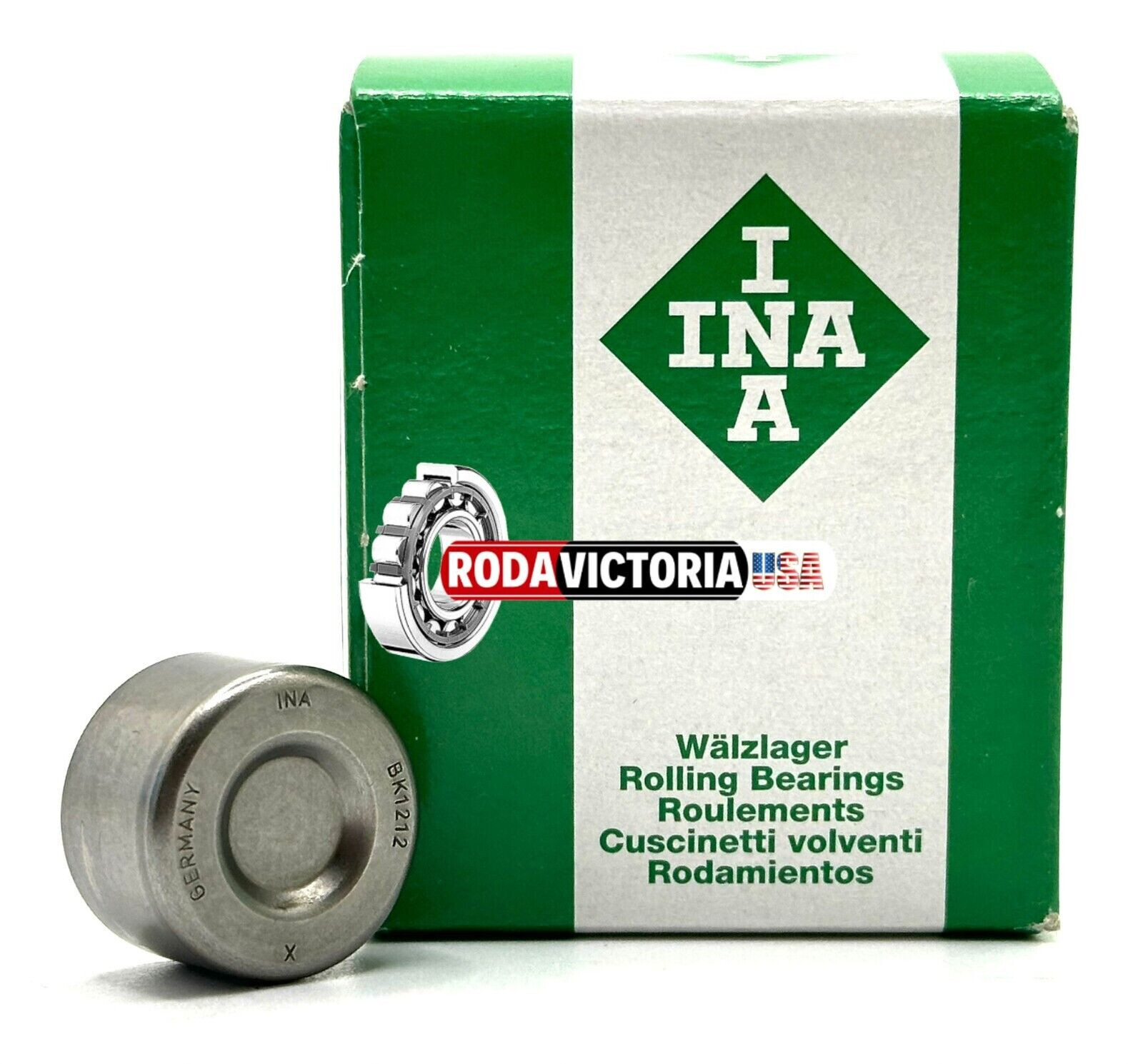 INA GERMANY BK1212 DRAWN CUP NEEDLE ROLLER BEARING 12x18x12mm GENUINE INA