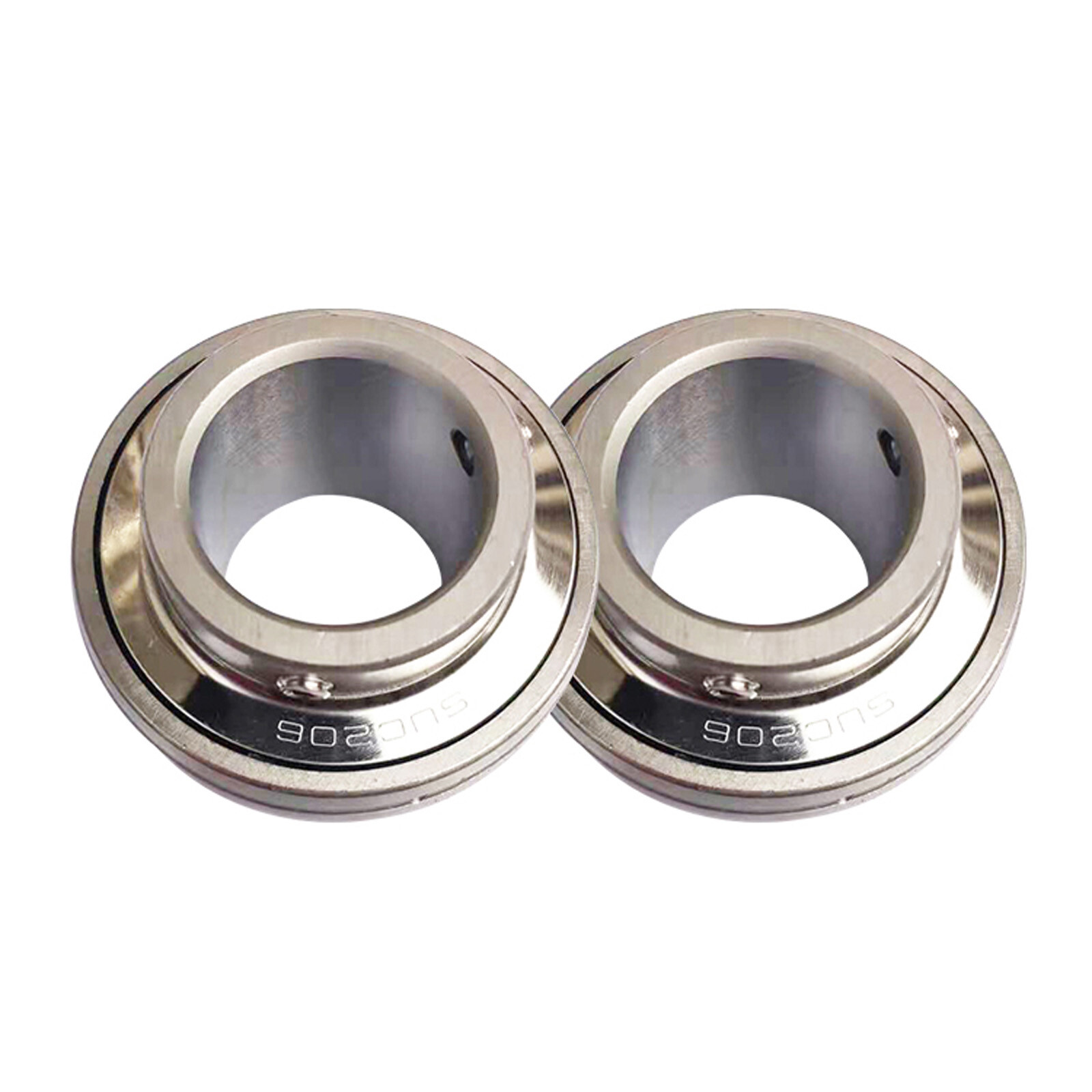 SUC/SSUC Outer Spherical Bearing 440/304 Stainless Steel With Screw Bore 12-85mm