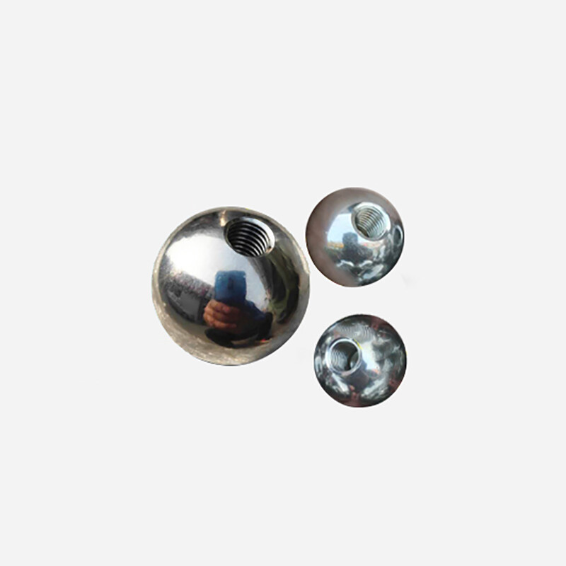 Stainless Steel Threaded Steel Beads Half Hole Steel Balls Metric Thread M2-M3