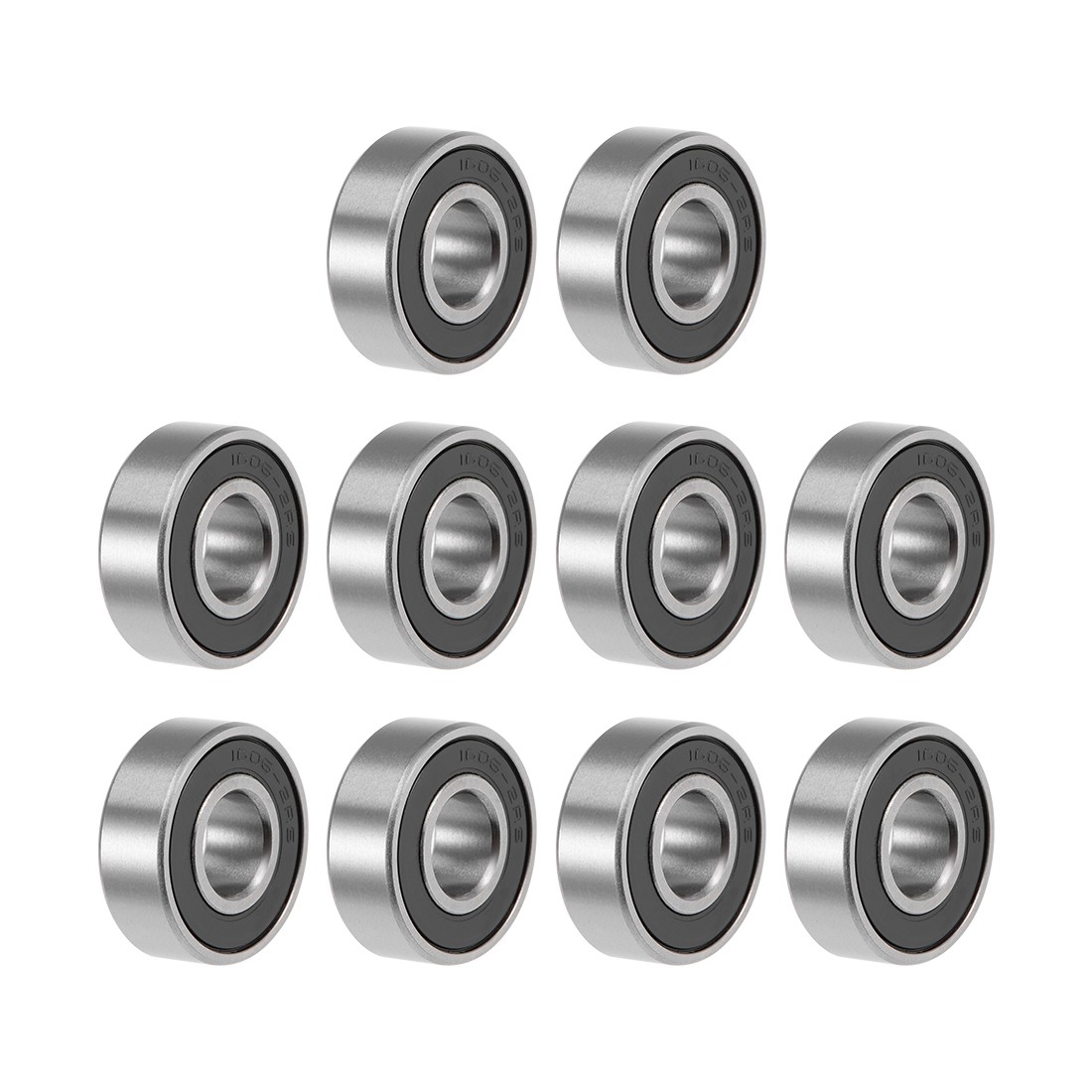 1606-2RS Deep Groove Ball Bearing Z2 3/8×29/32×5/16inch Double Sealed 10Pack