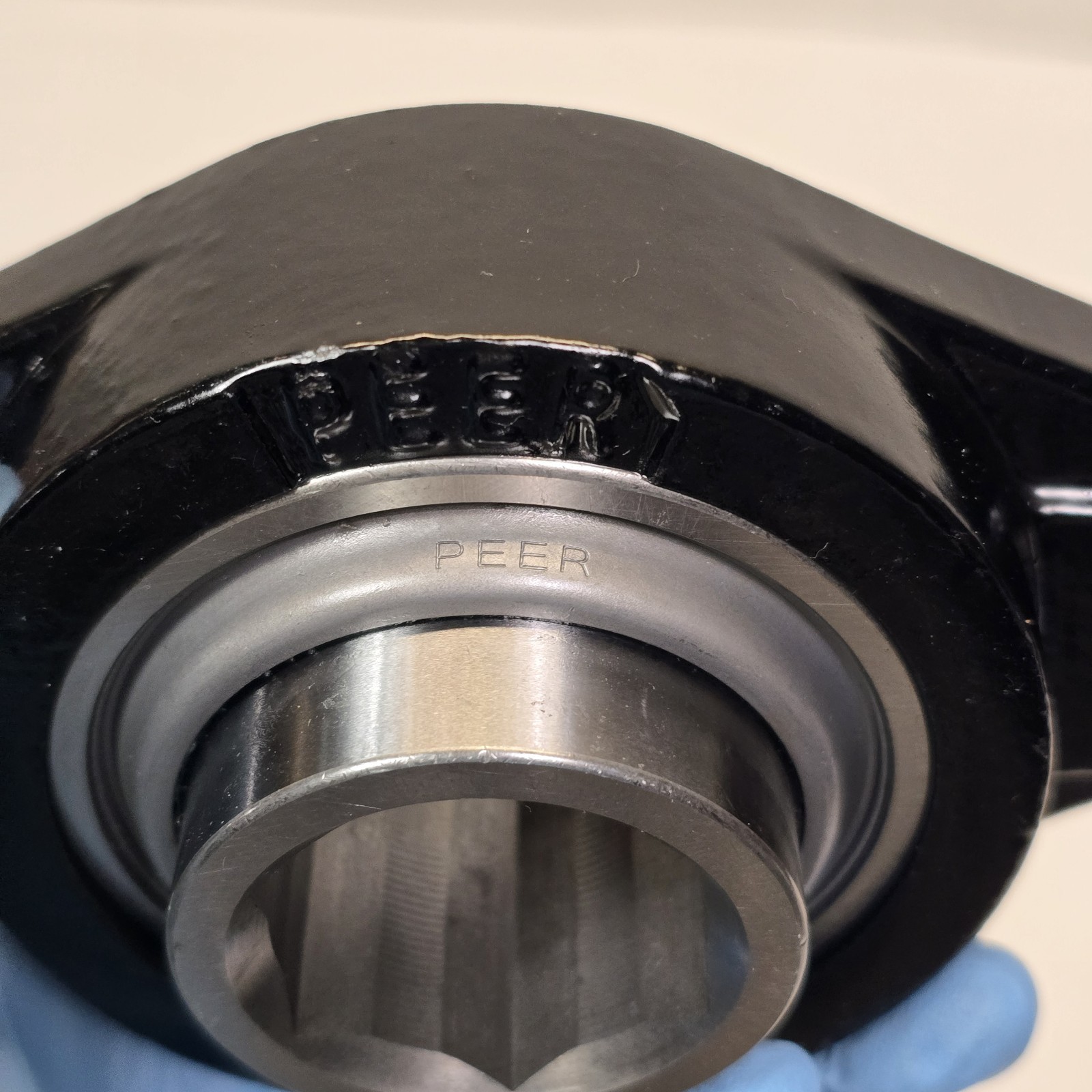 Peer, FT207, 2 Bolt HEX, Flange, Bearing, 1 1/2″, Shaft Diameter, 207KPPB57