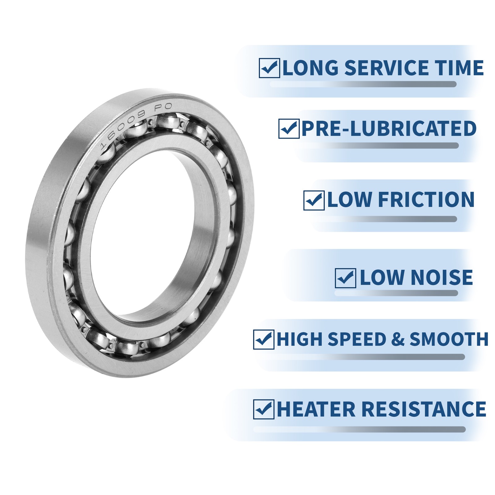 16009 Deep Groove Ball Bearings P0 45x75x10mm 1 Pc Scooter Skateboard Wheel