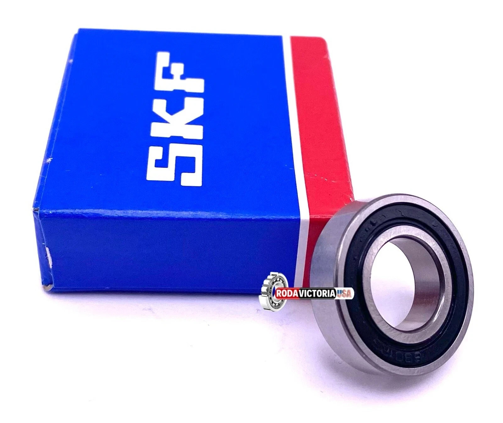 SKF 61901 2RS1 Deep Groove Ball Bearing, Rubber Sealed 6901-2RS 12x24x6 mm